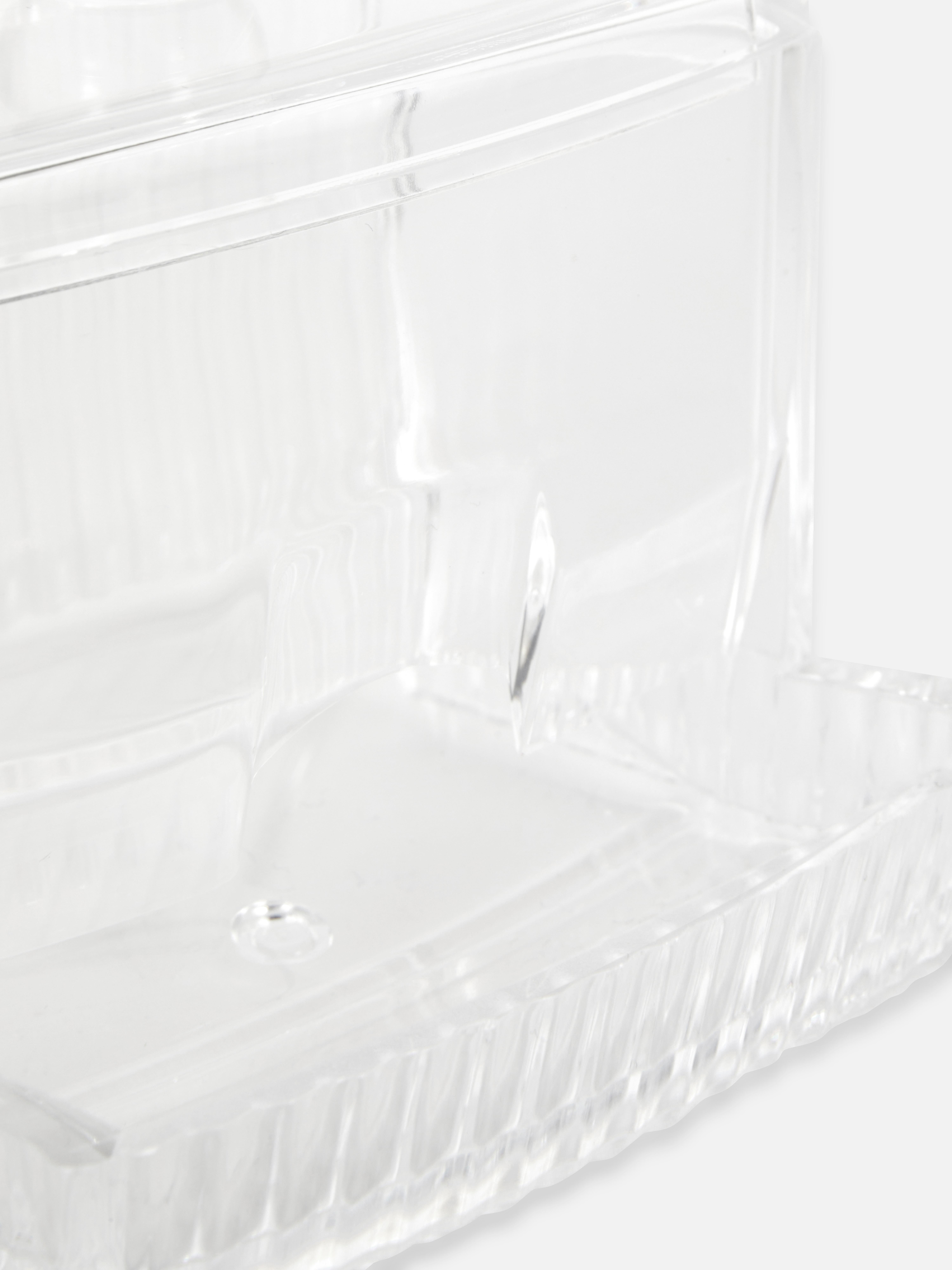 Lidded Cotton Bud Storage Container