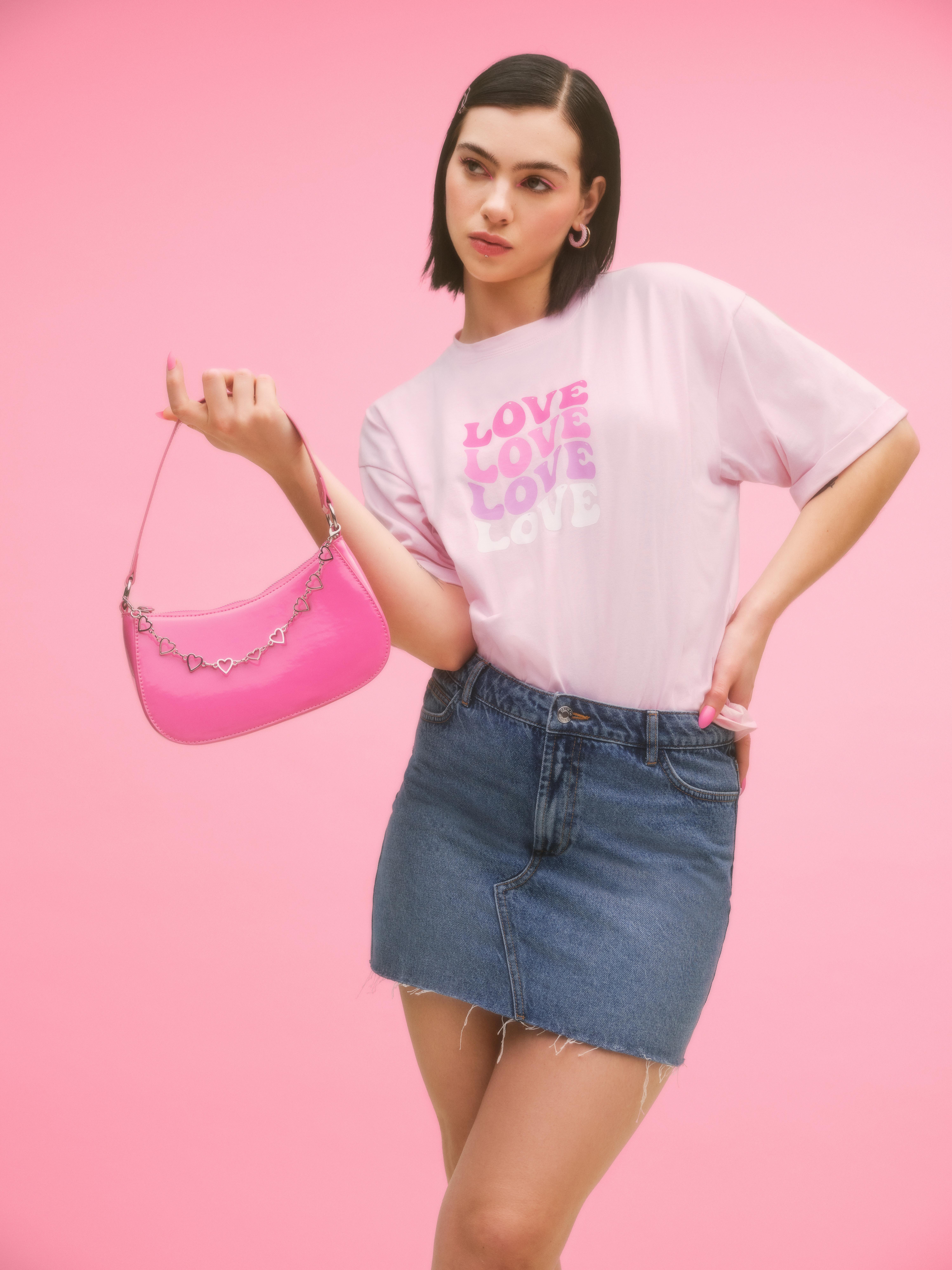 Slouchy Printed T-shirt