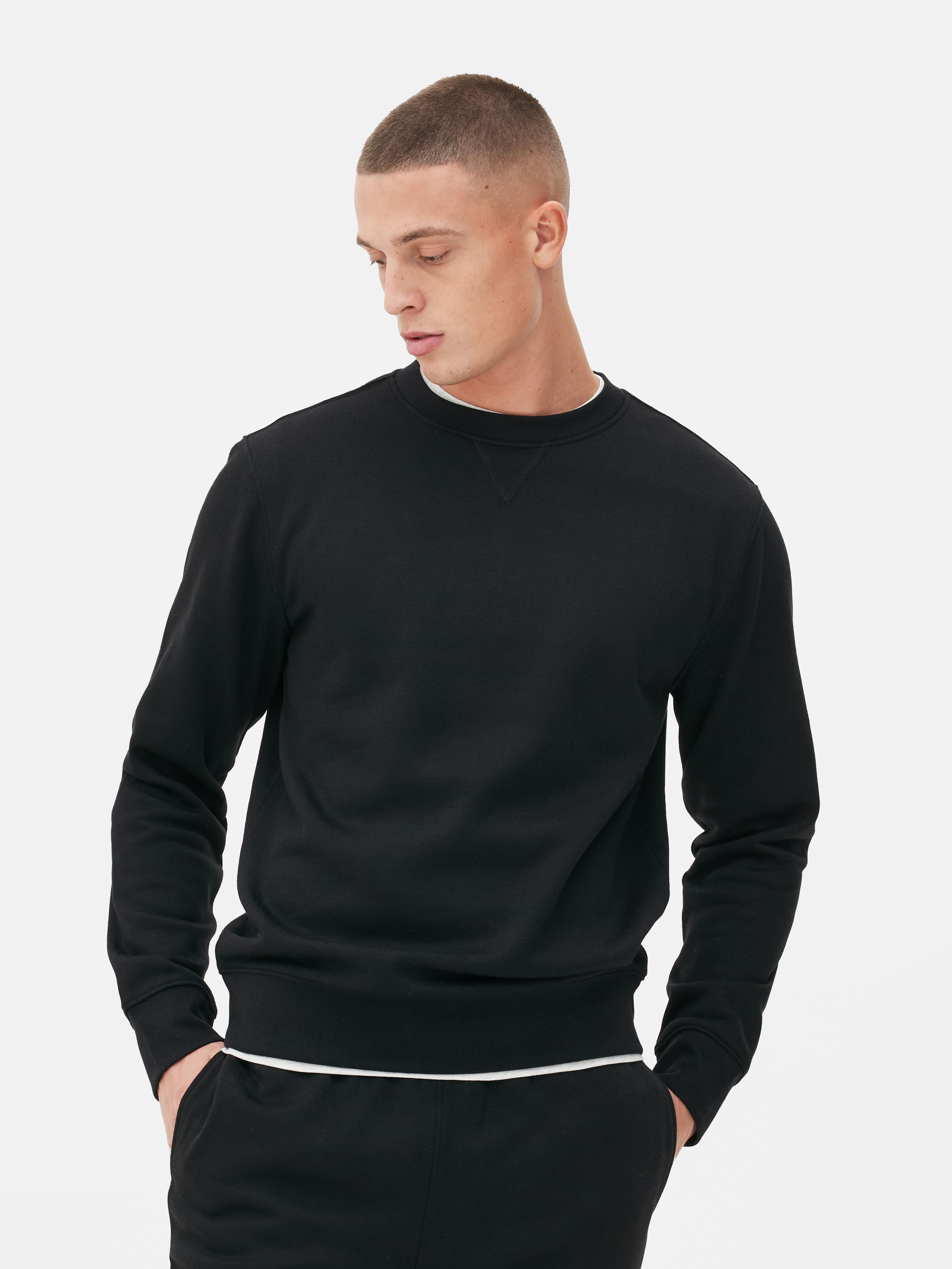 Men's Black Classic Sweatshirt | Primark