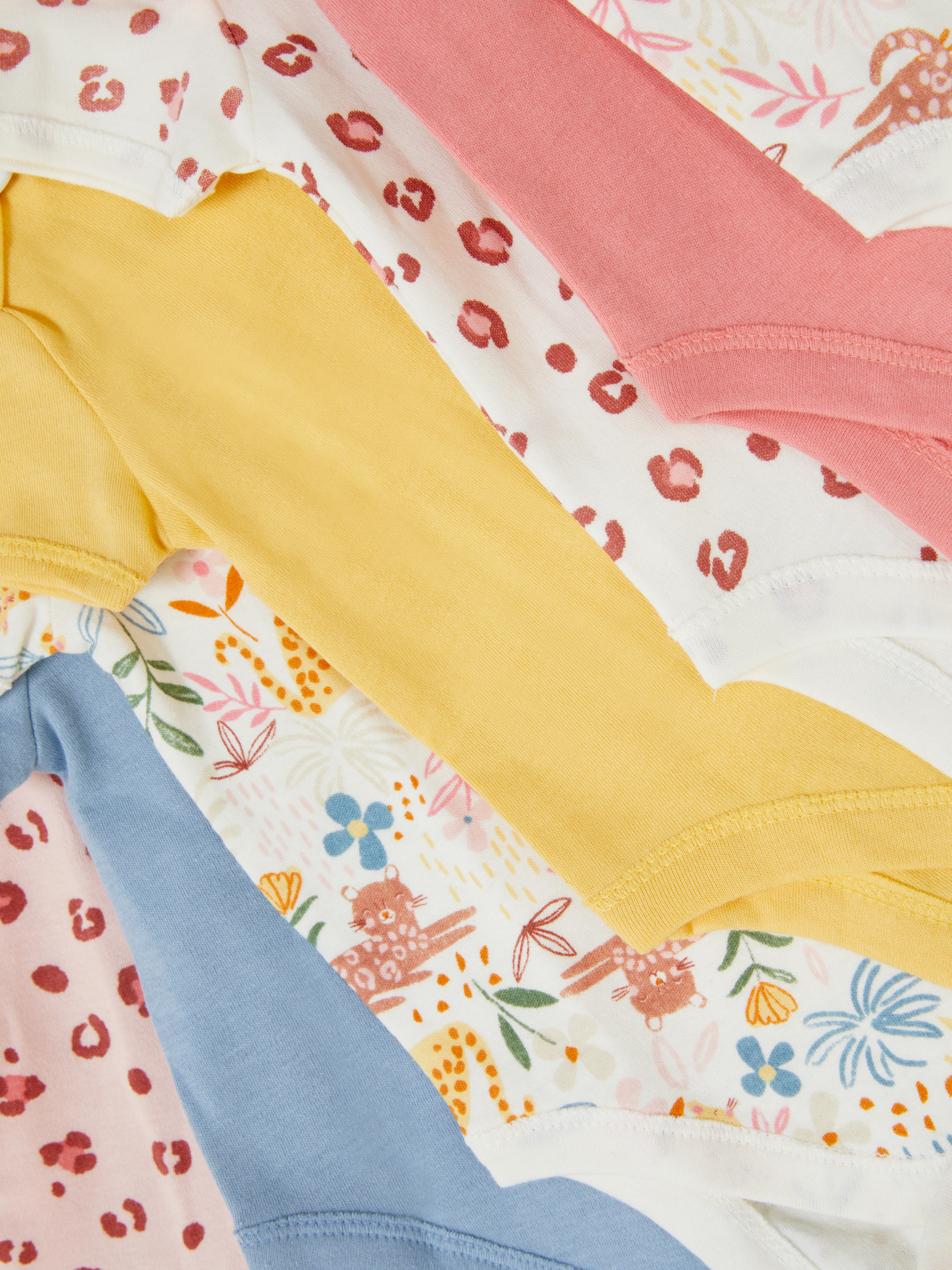 7pk Multi-Print Bodysuits