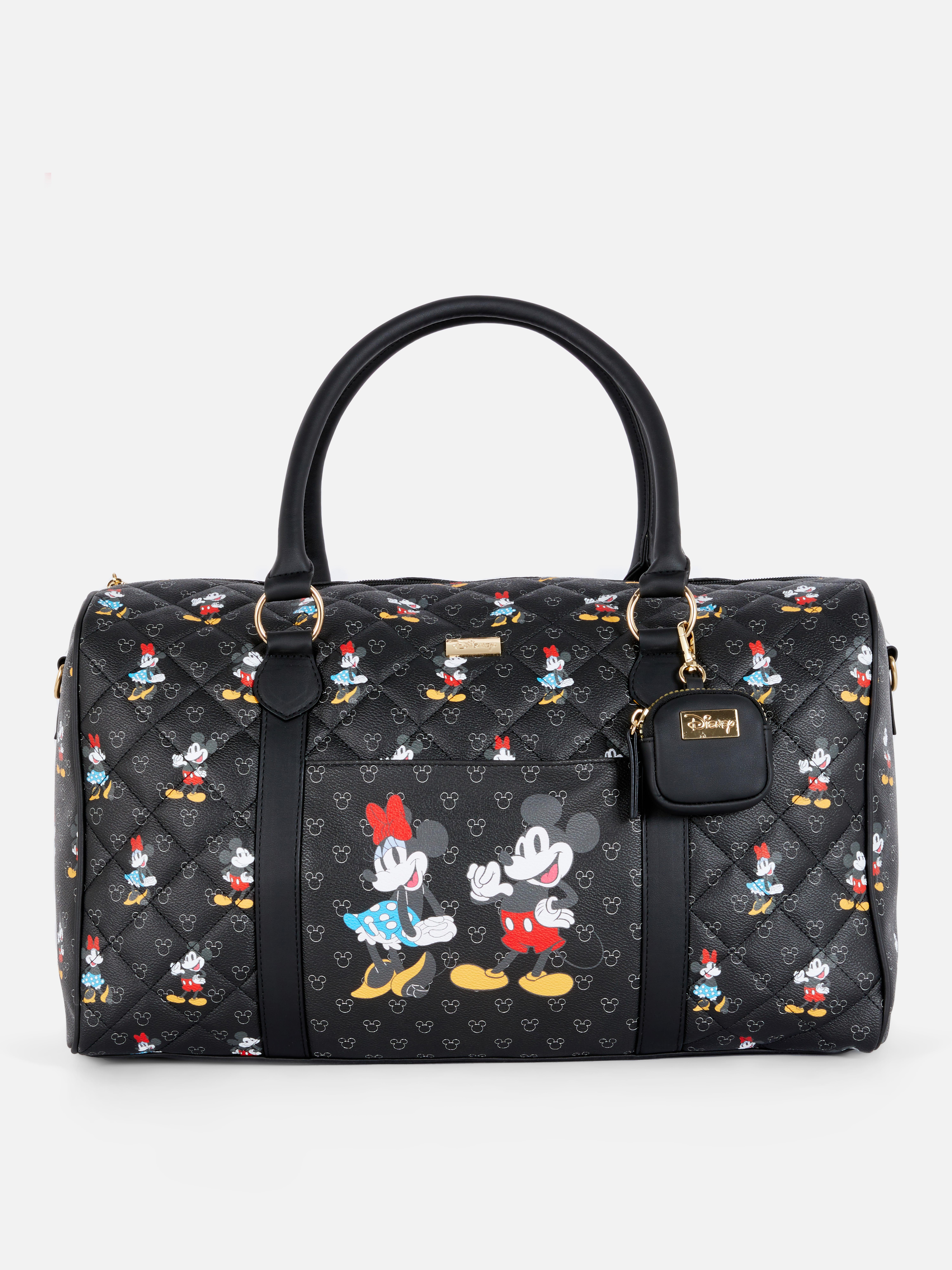 Disney's Mickey & Minnie Mouse Monogram Weekender Bag Black