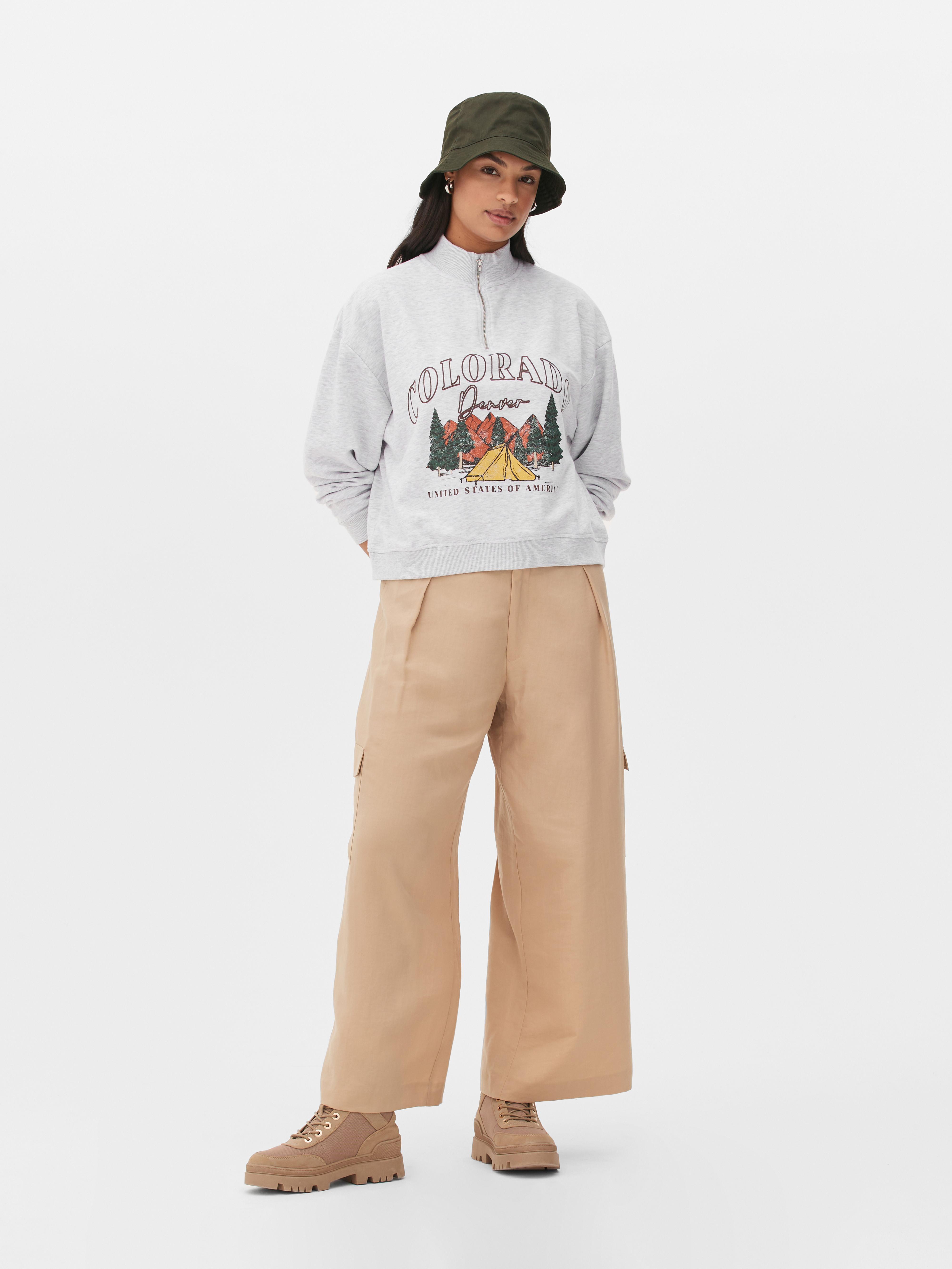 Women's Hoodies & Sweatshirts Oversized, Cropped, Zip Up Primark