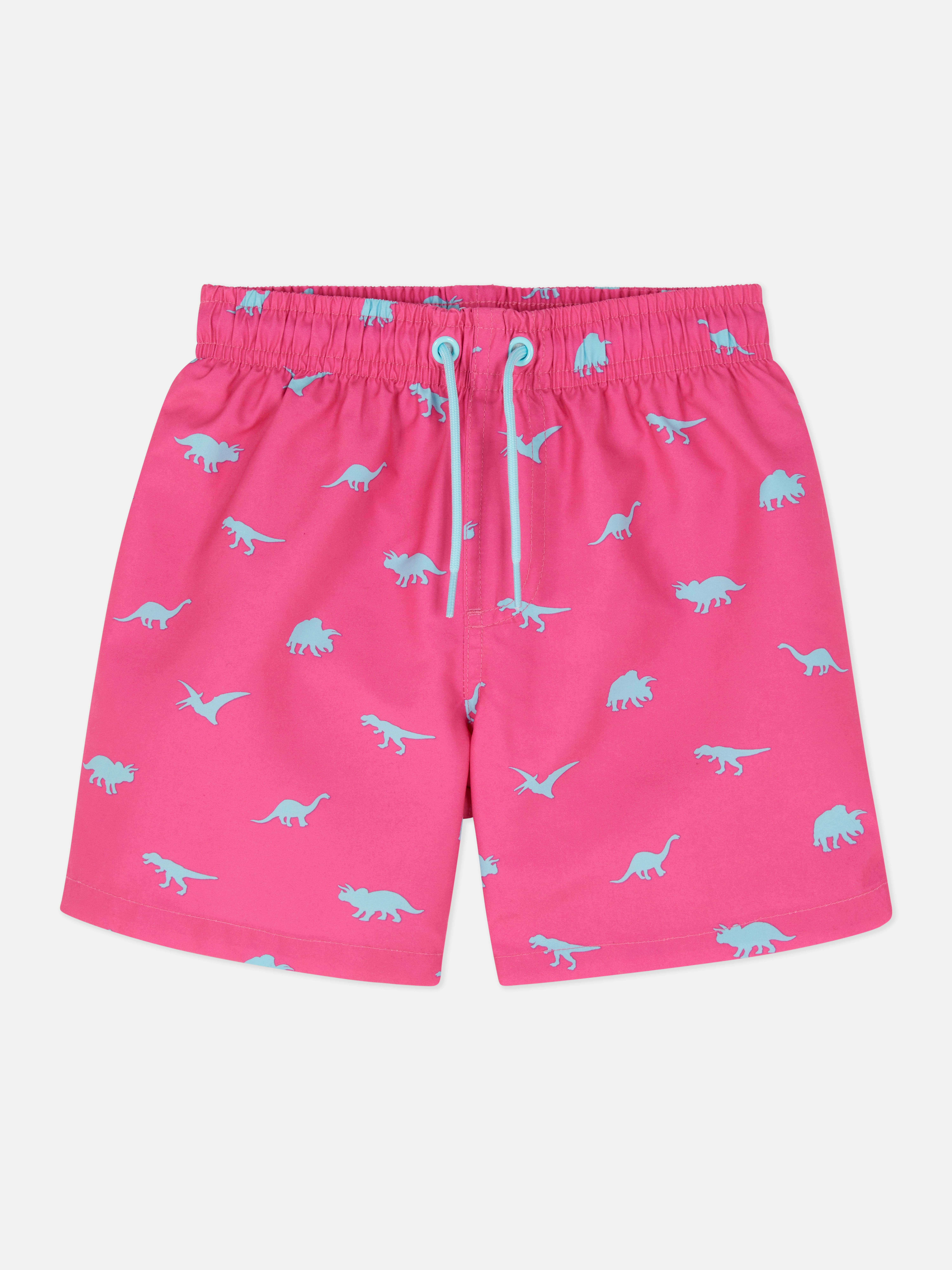 Drawstring Swim Shorts Pink