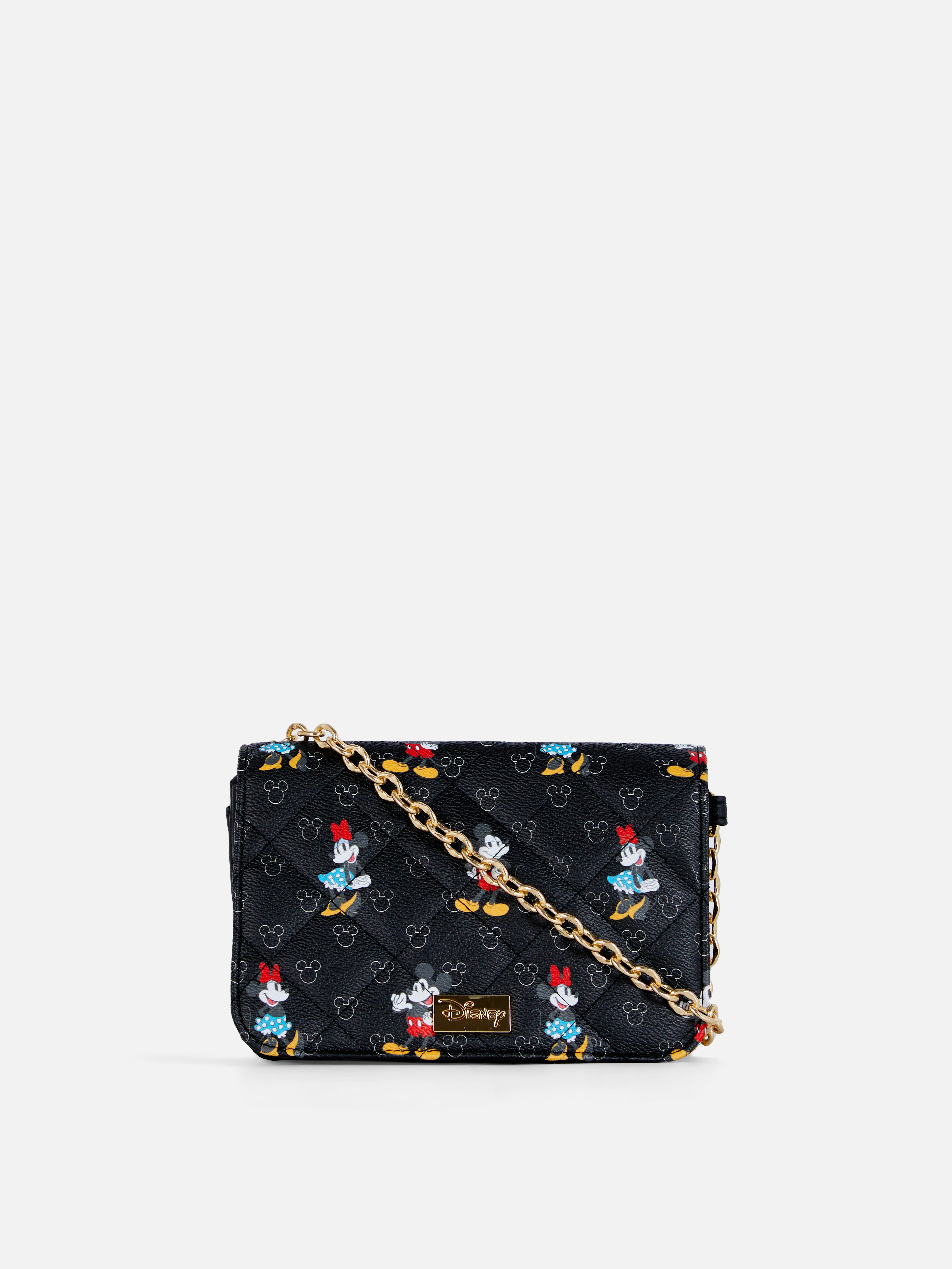 Disney's Mickey & Minnie Mouse Monogram Crossbody Bag