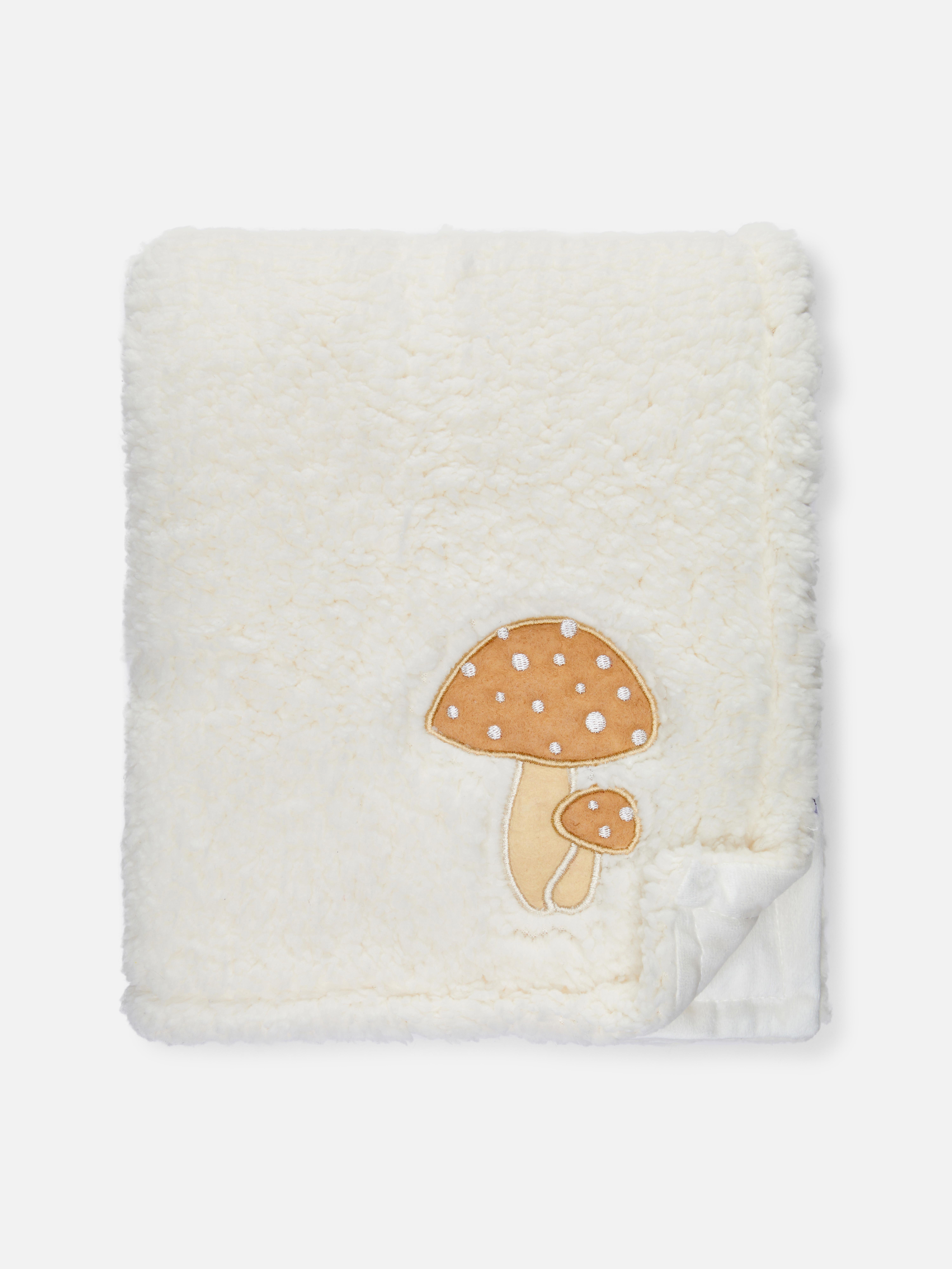 Fleece Mushroom Blanket