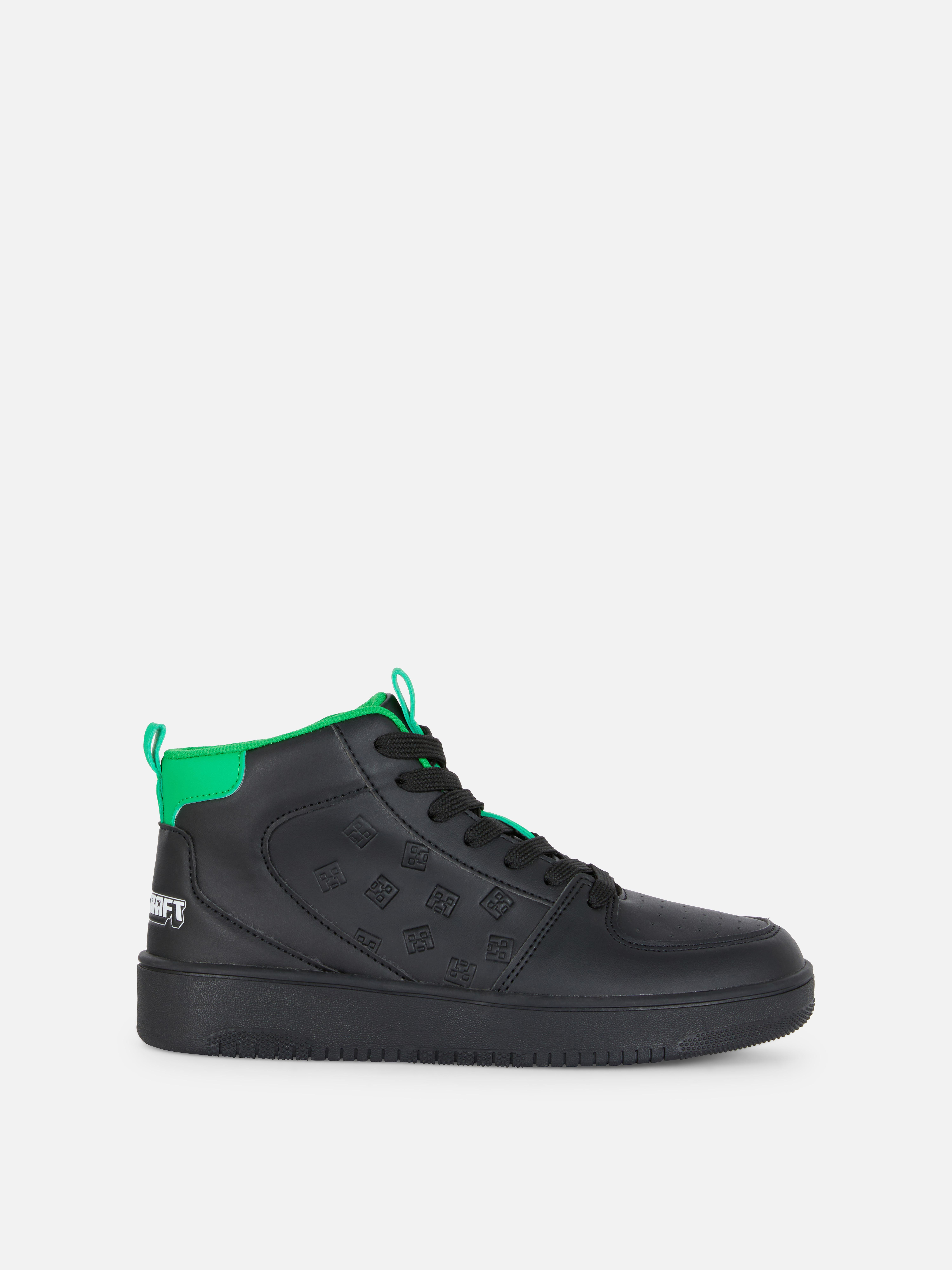 Minecraft High-Top Trainers Black
