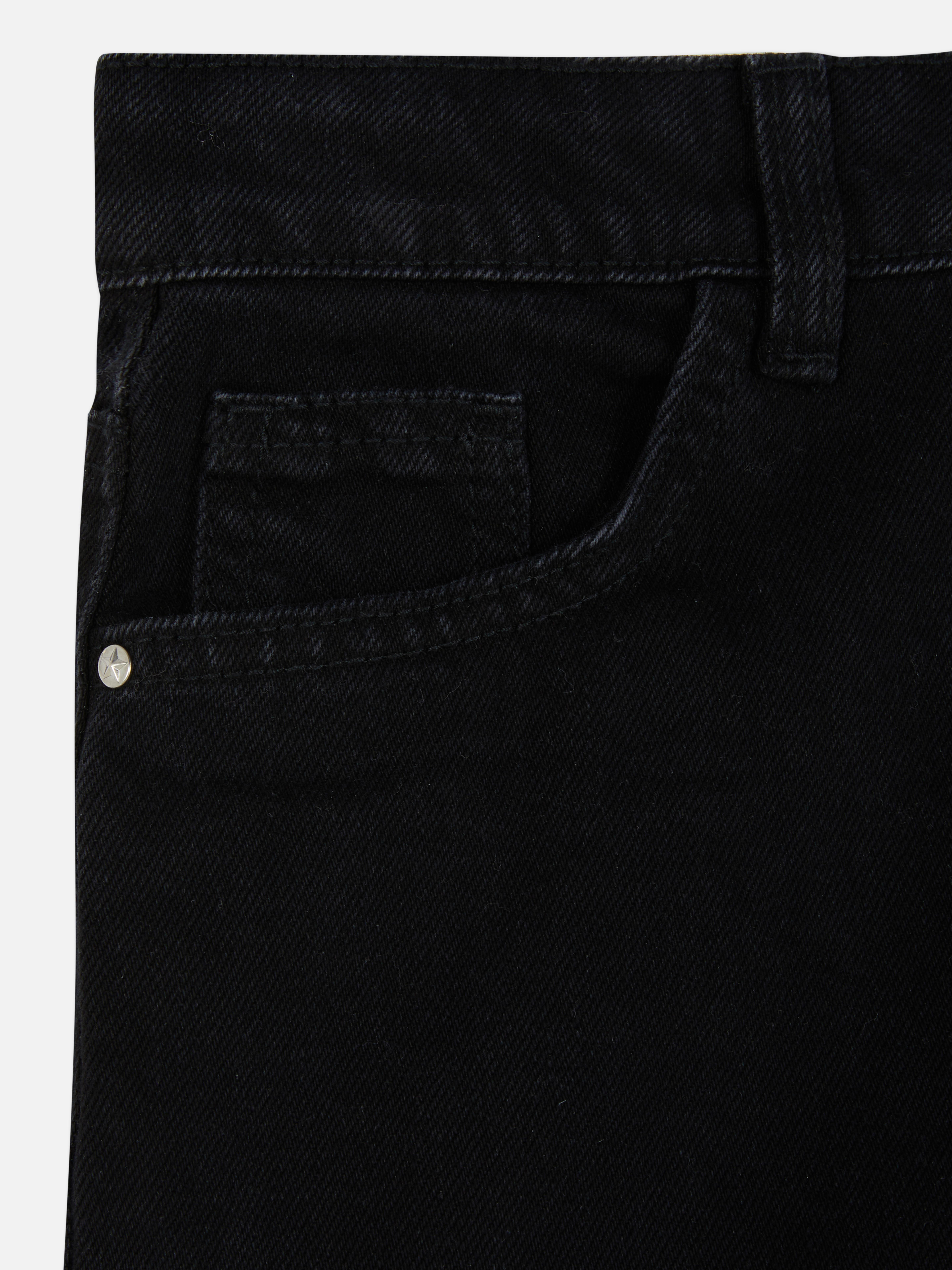 Turn-Up Denim Mom Shorts