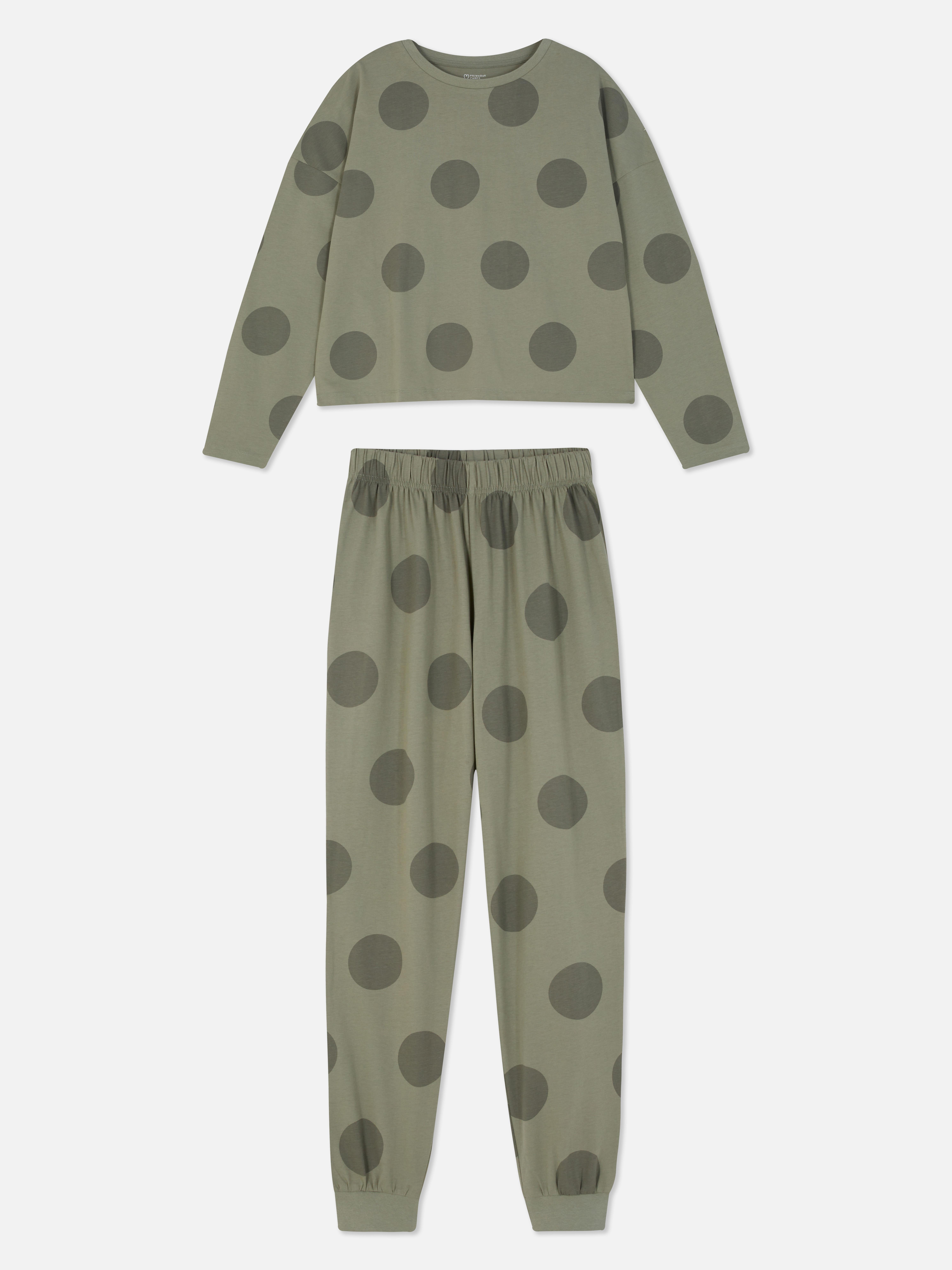 Long Sleeve Print Pyjama Set
