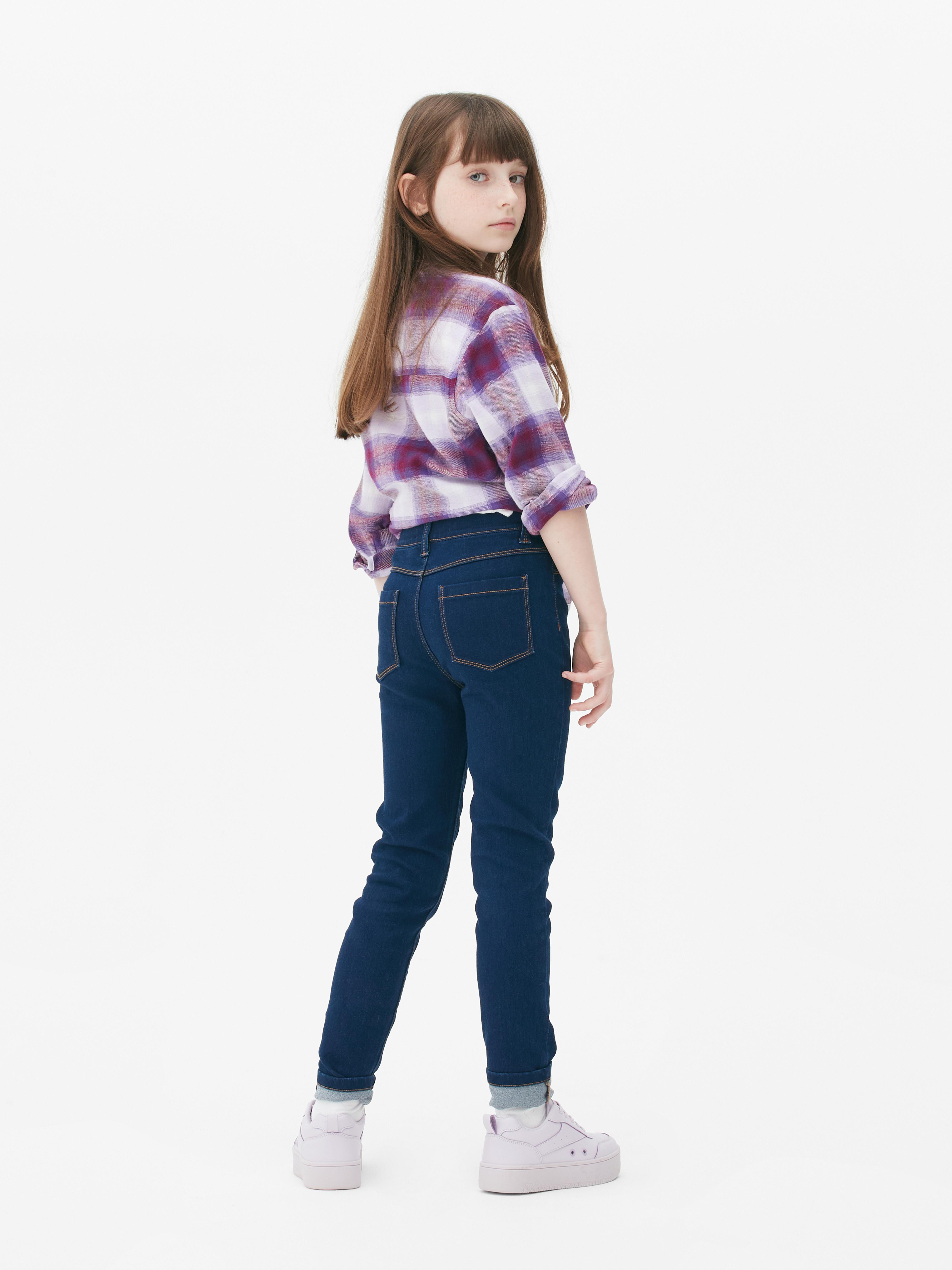 Dunkle Denim-Jeggings