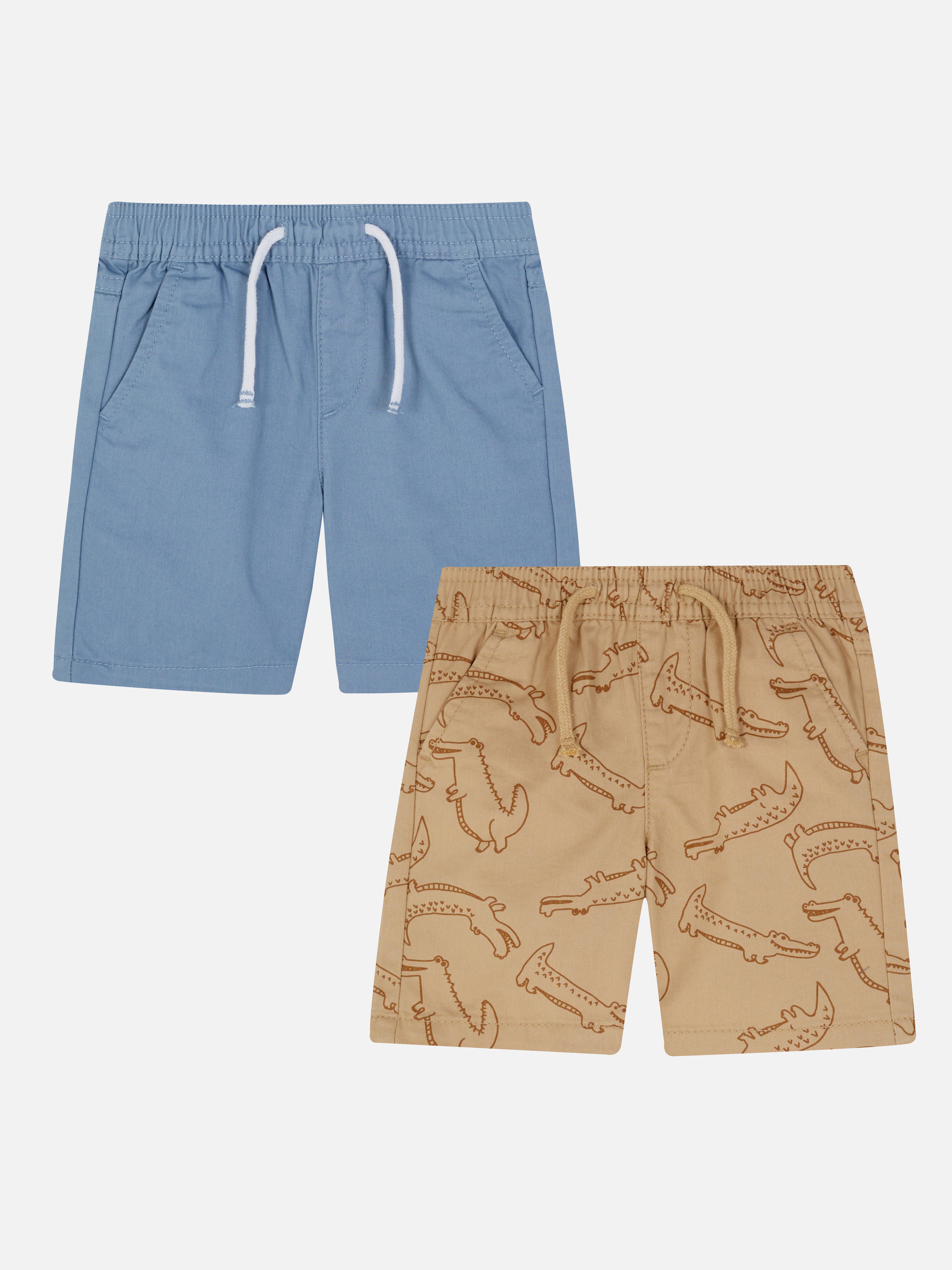2-Pack Twill Shorts