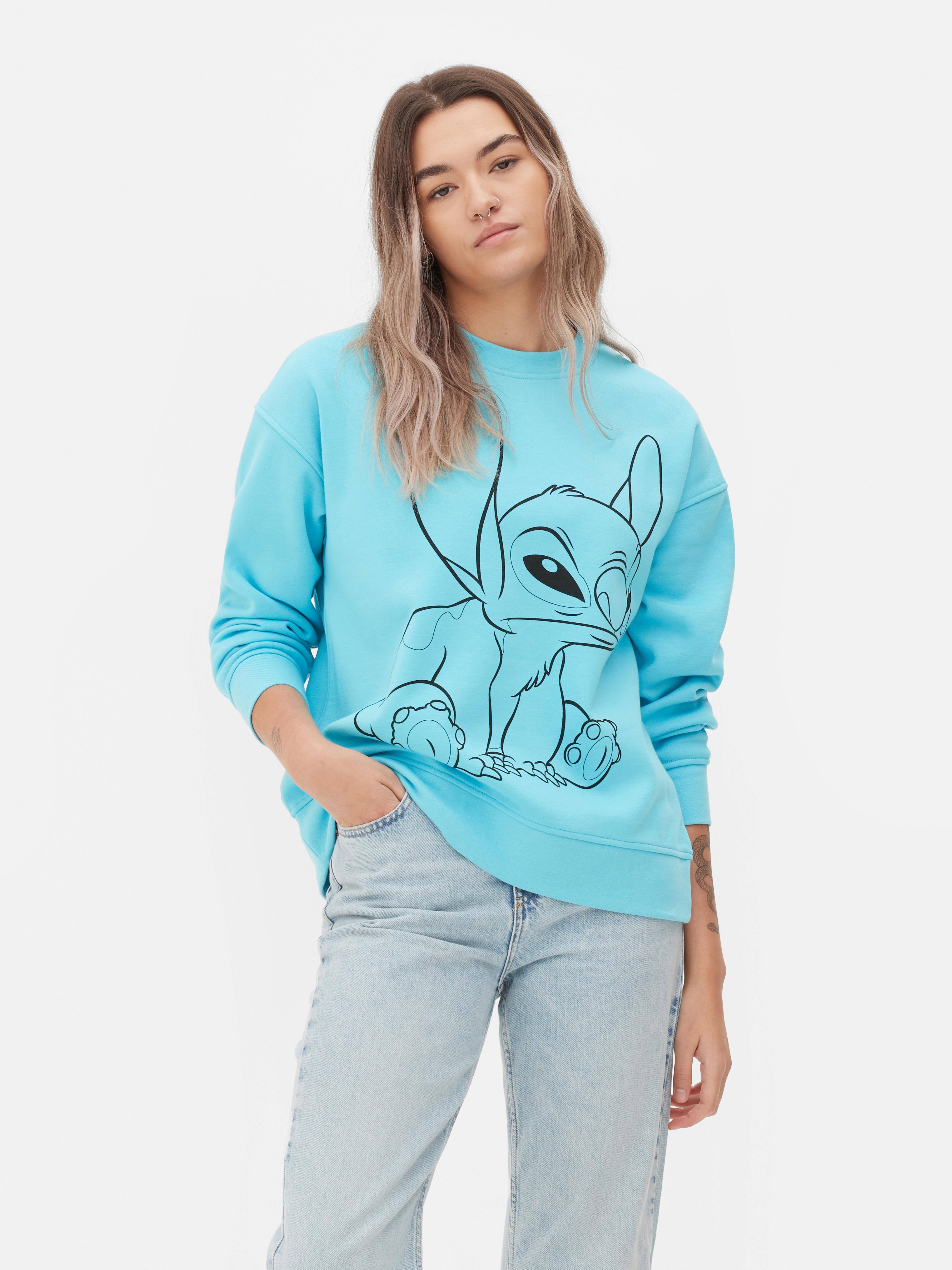 Sweat-shirt à imprimé contour Disney Lilo & Stitch