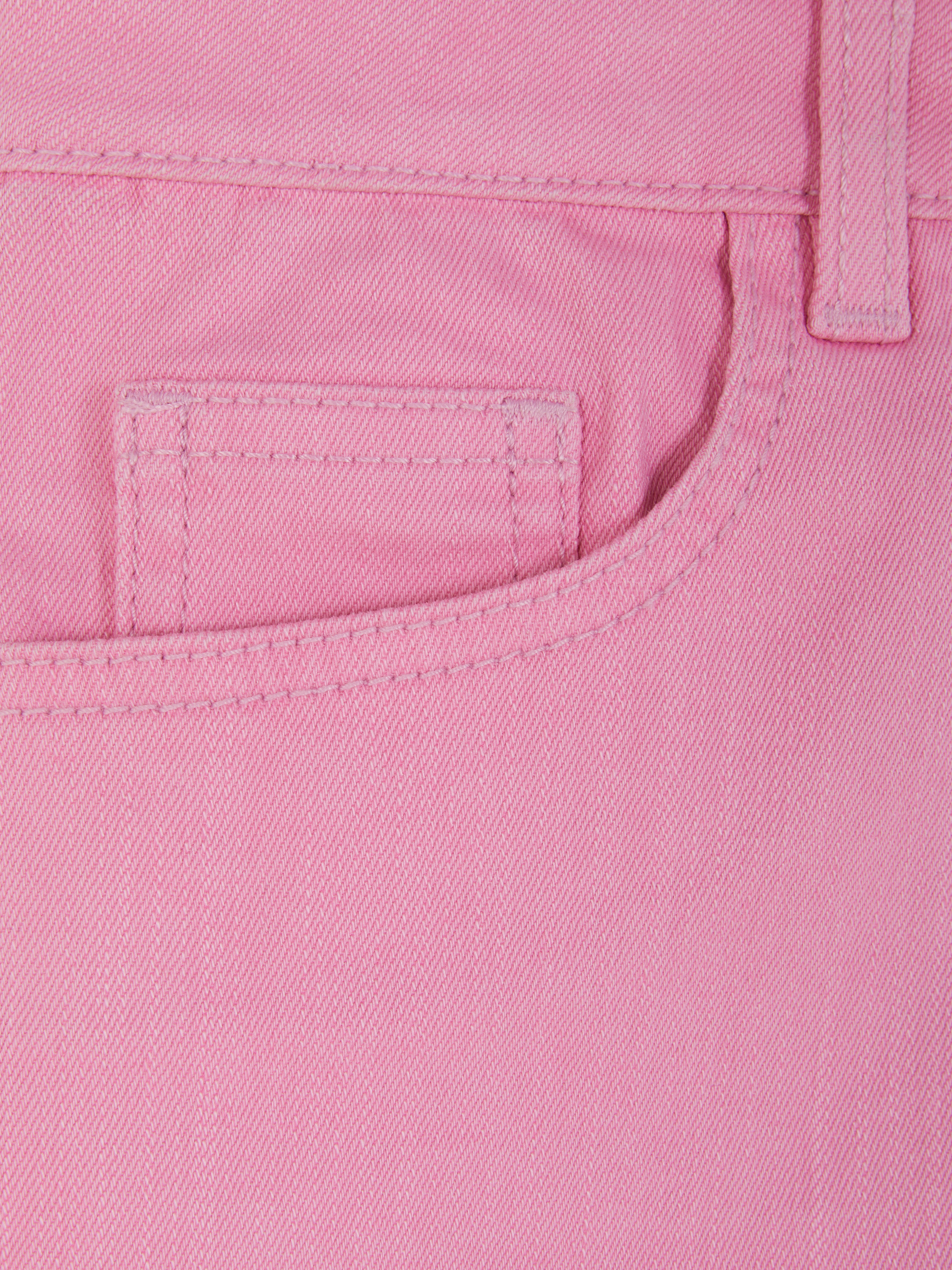 Frayed Hem Denim Shorts