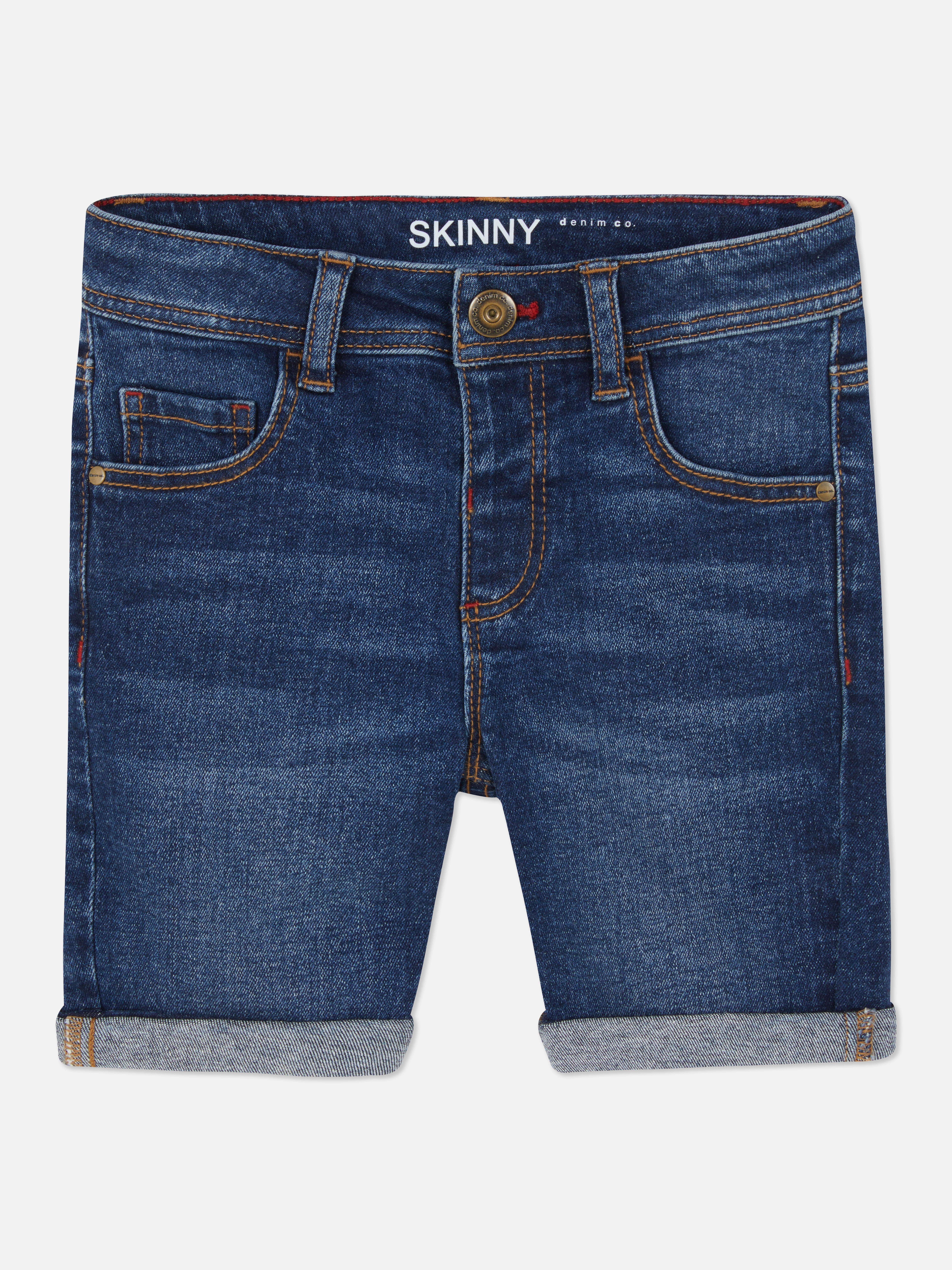 Skinny Denim Shorts