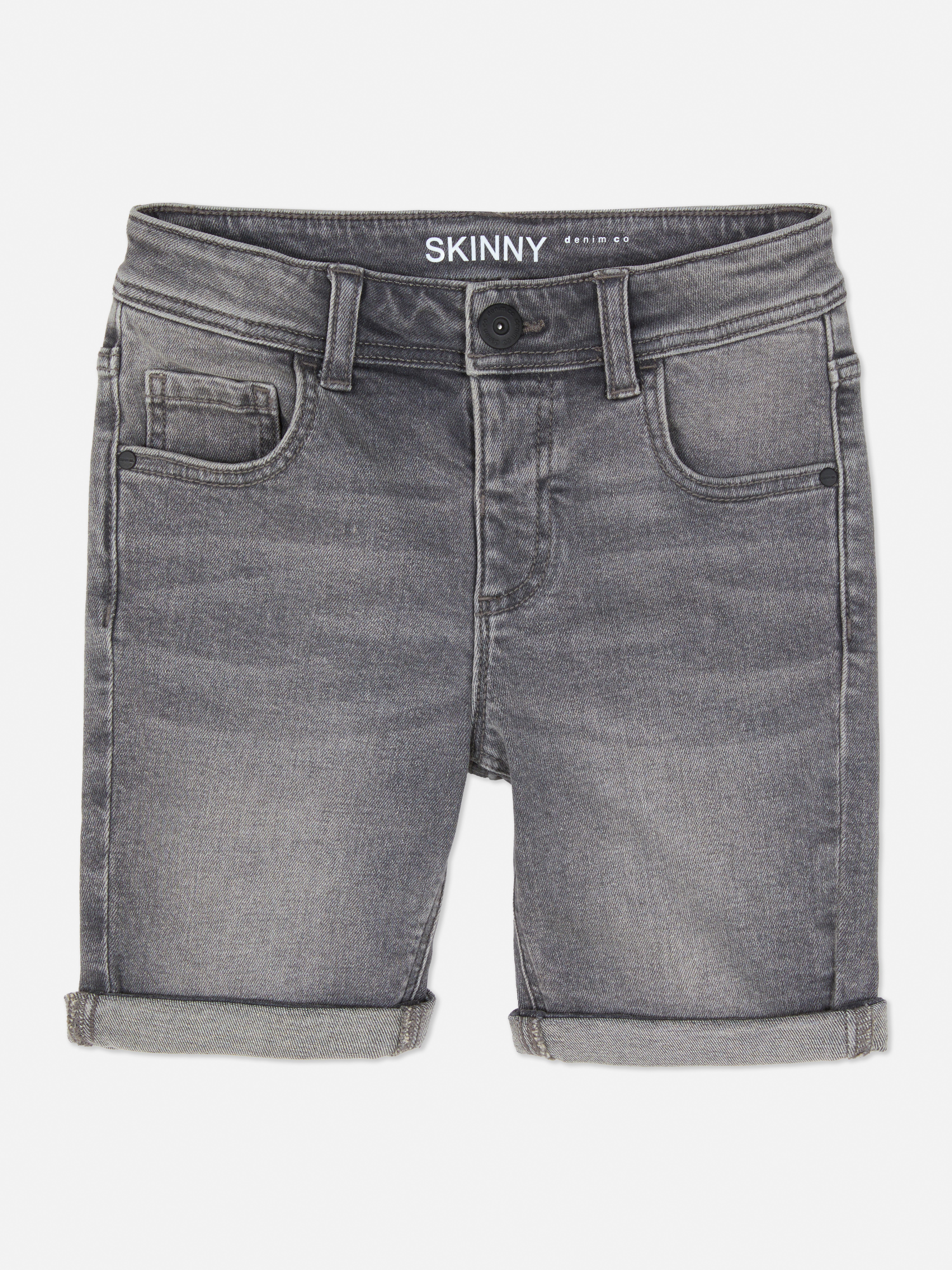 Skinny Denim Shorts