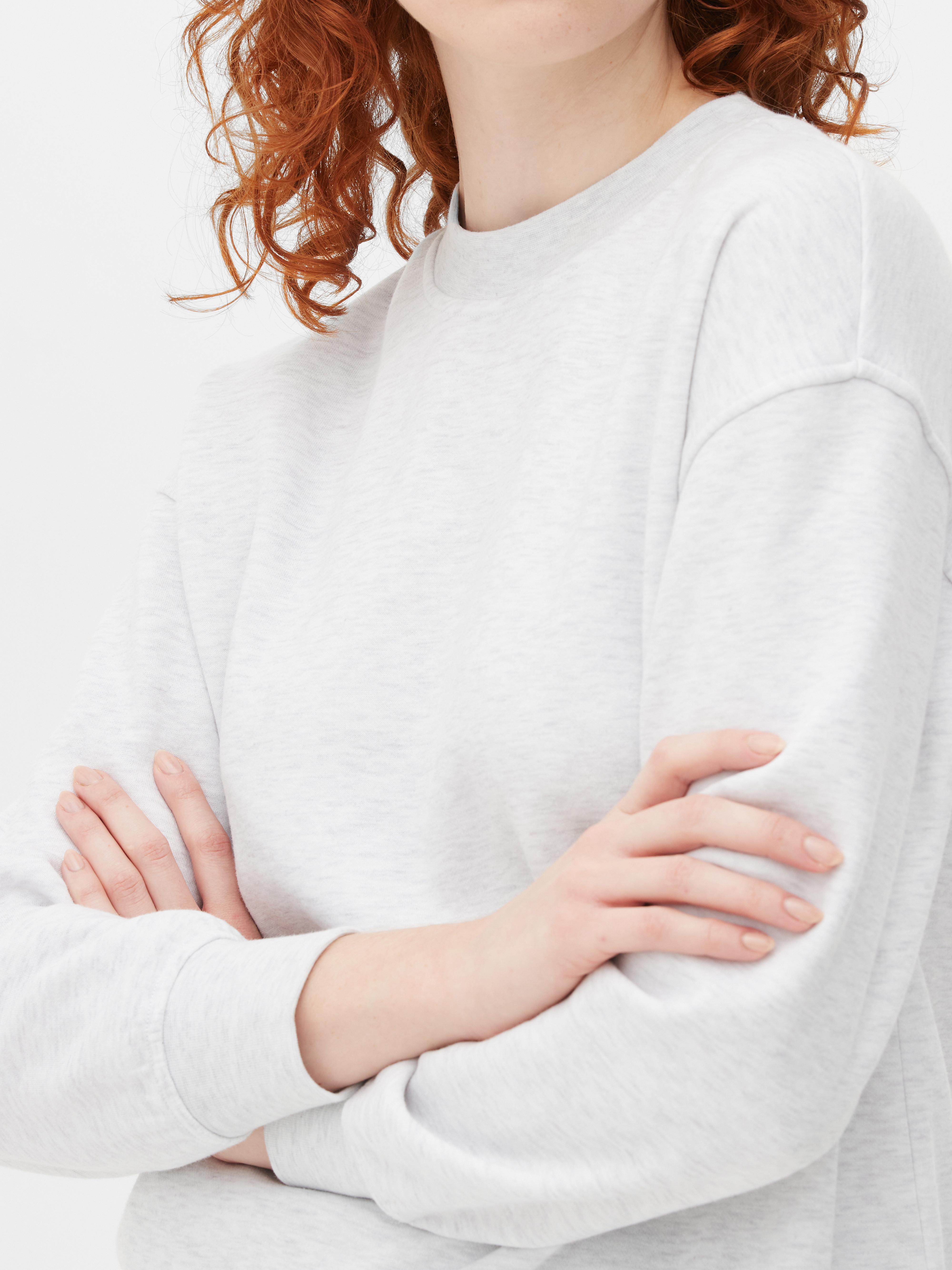 Langärmeliges Basic-Sweatshirt