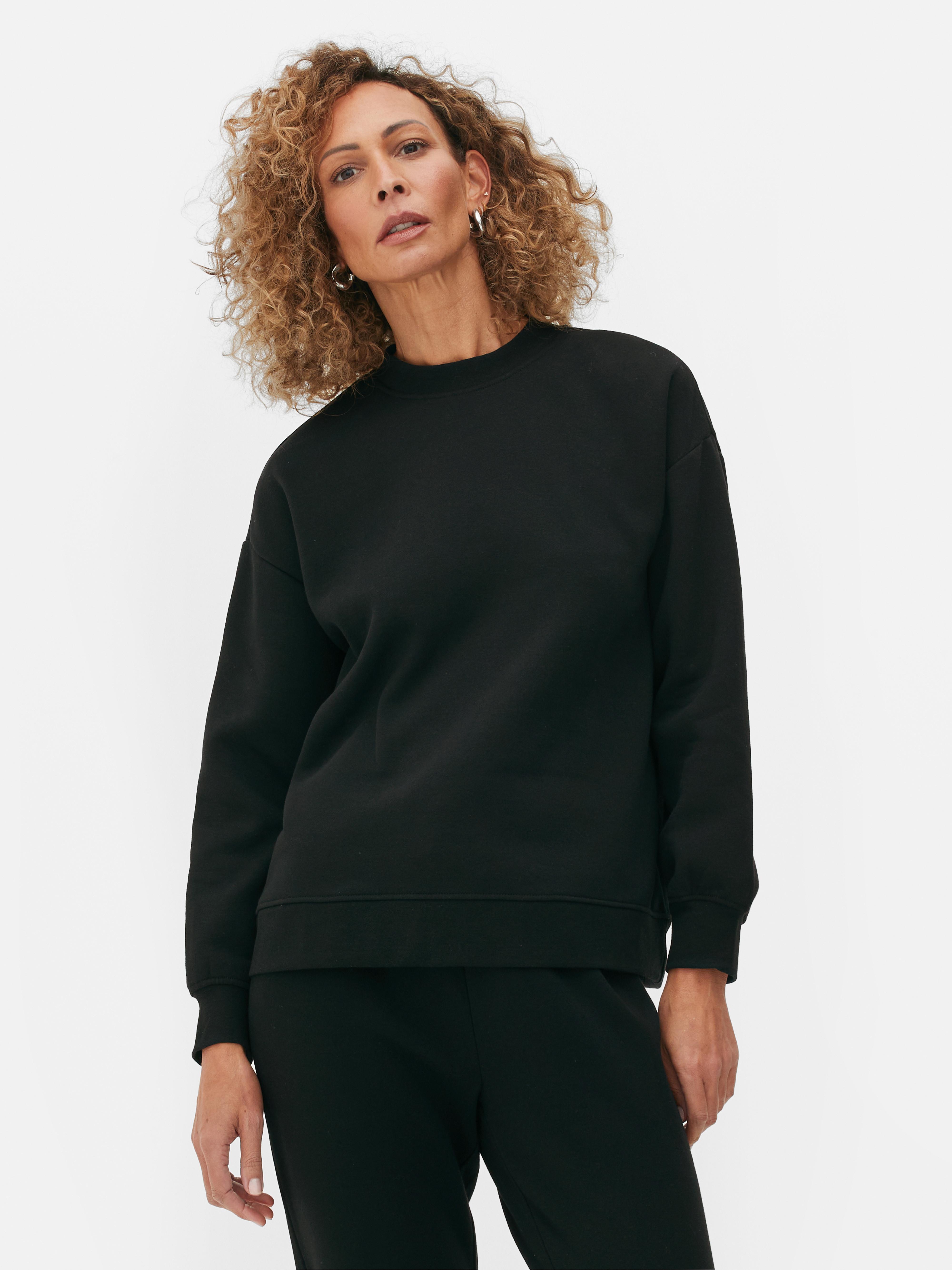 Langärmeliges Basic-Sweatshirt