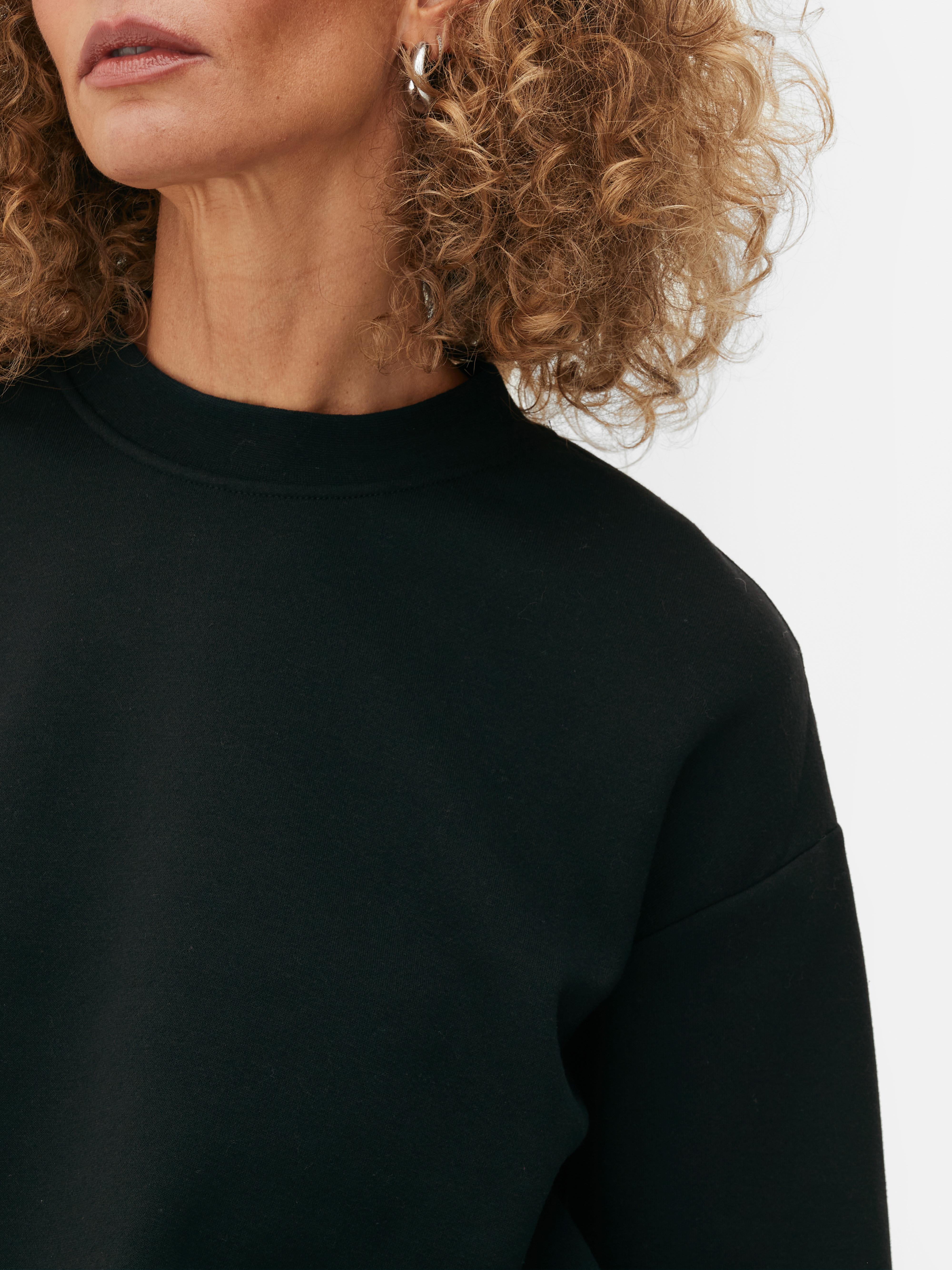 Langärmeliges Basic-Sweatshirt