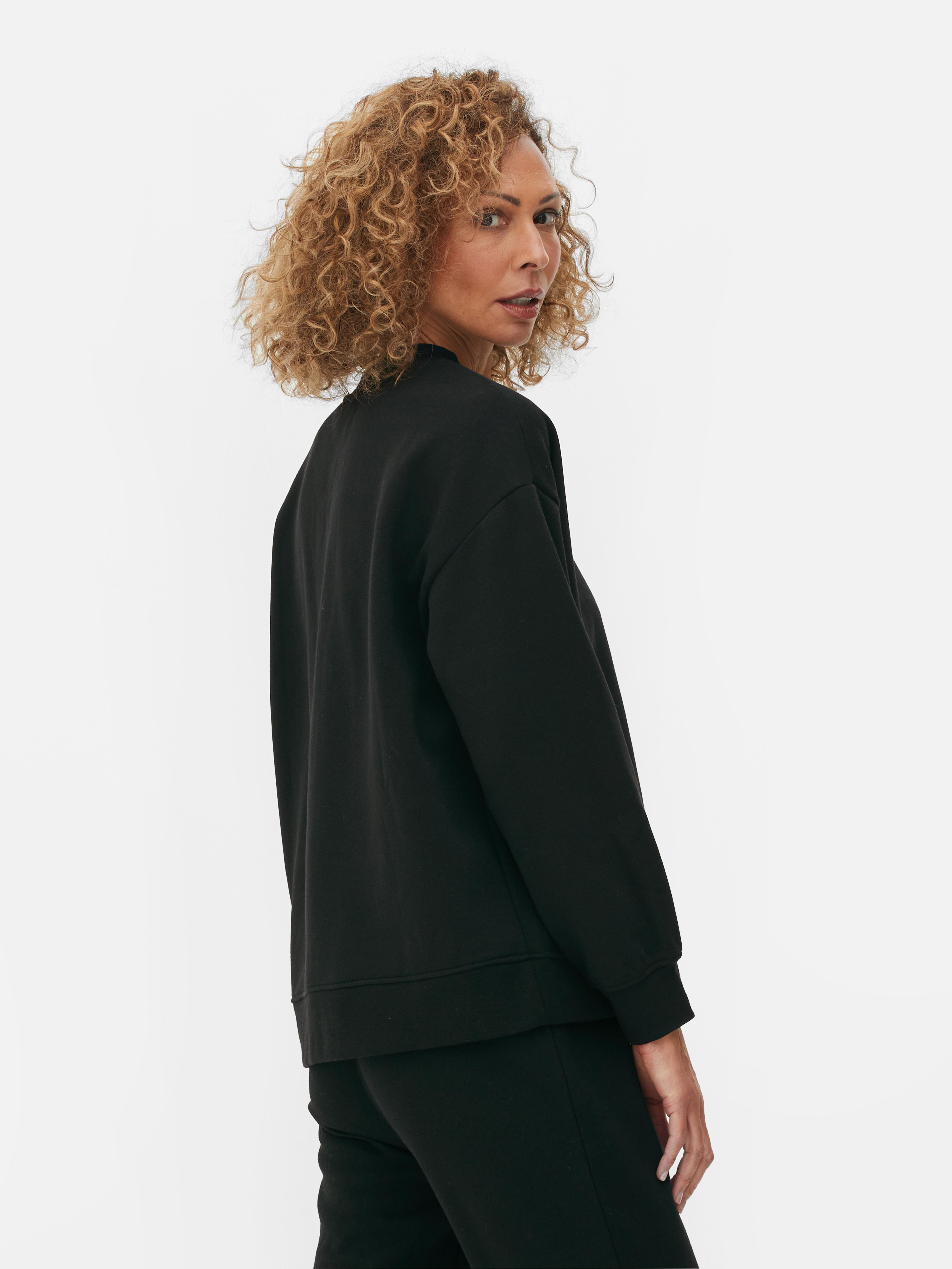 Women's Black Essential Sweatshirt | Primark