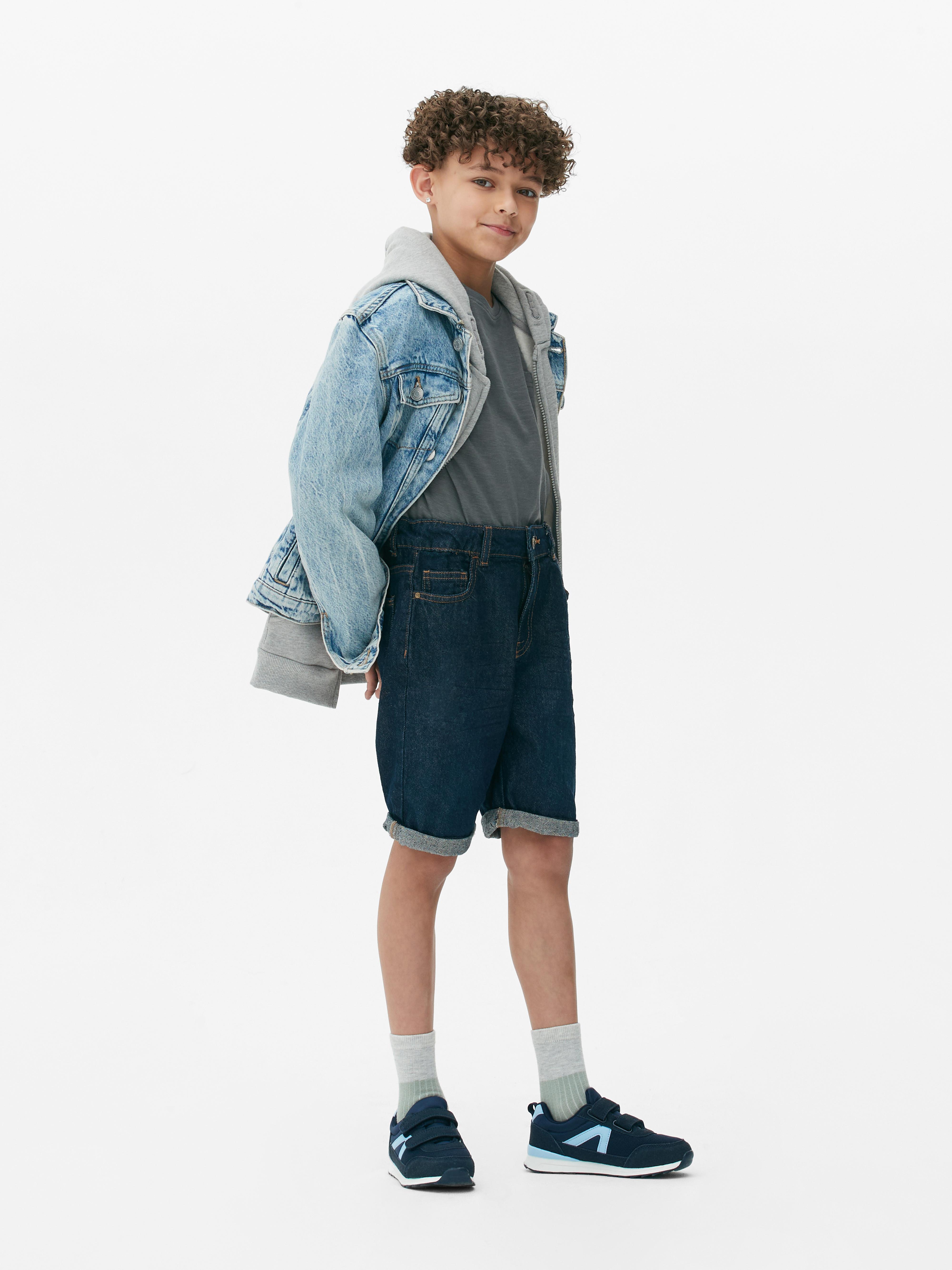 Straight Denim Shorts