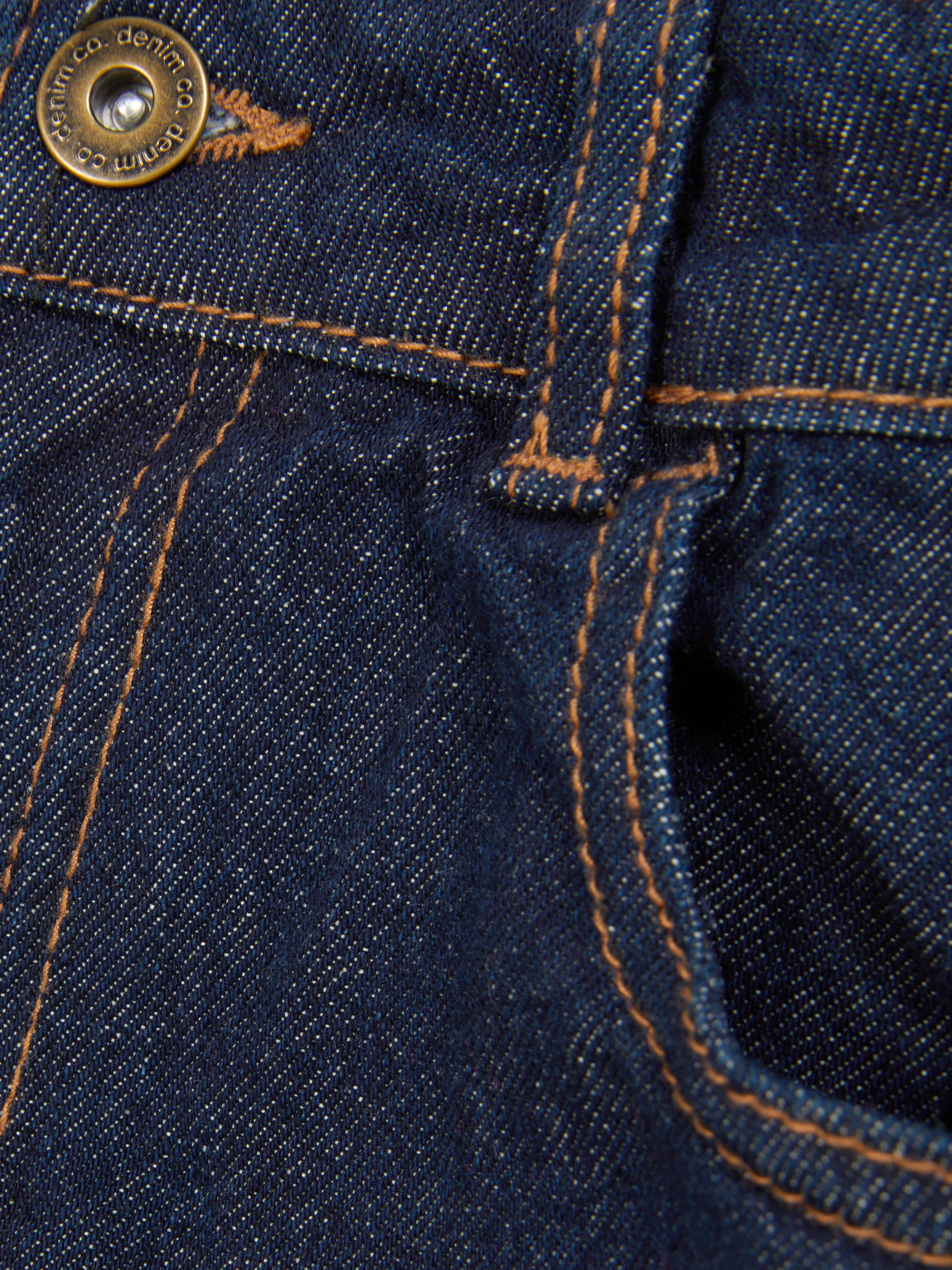 Straight Denim Shorts