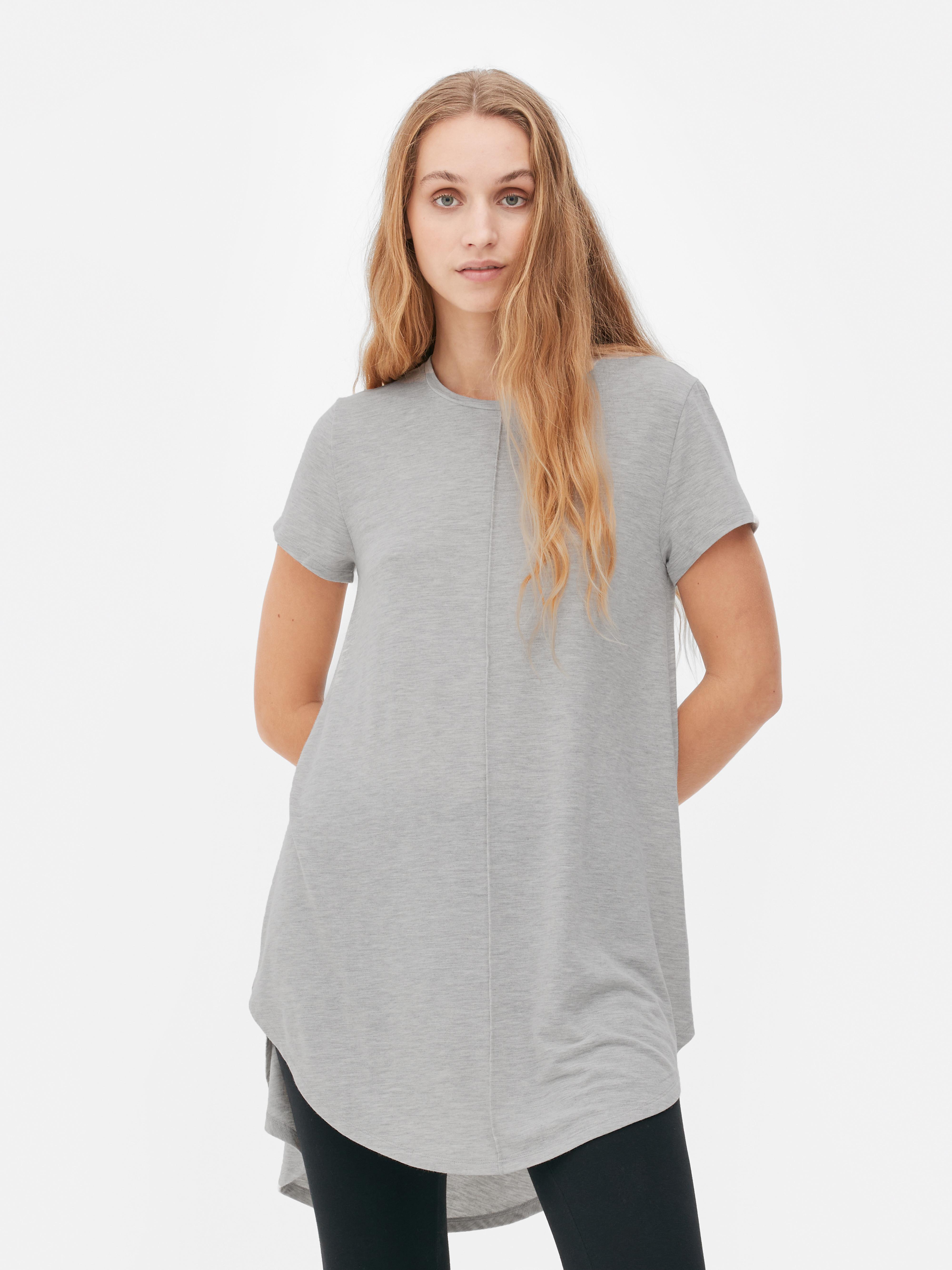 Long t shirt shop femme