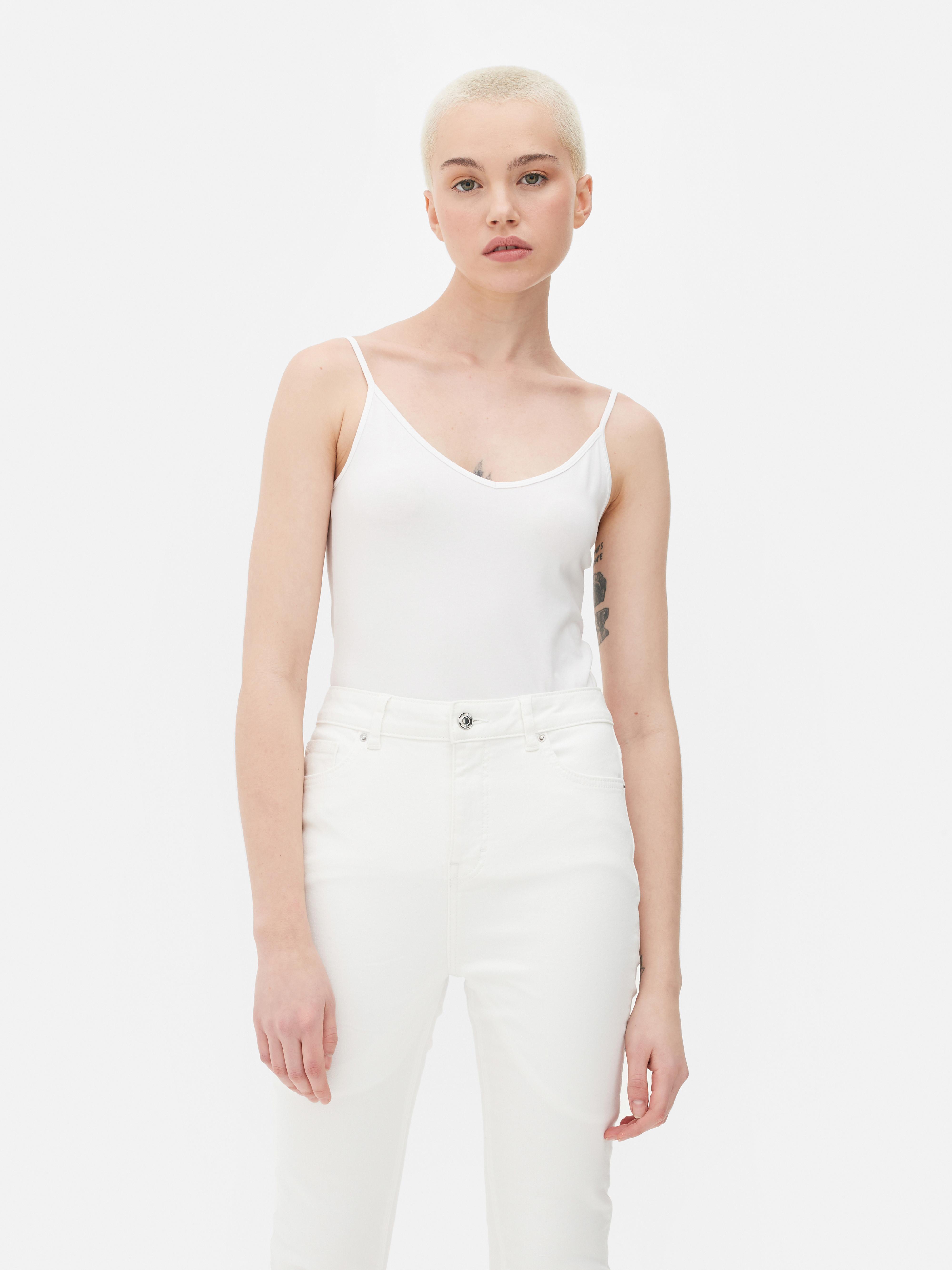 Womens White Essential Longline Cami Primark