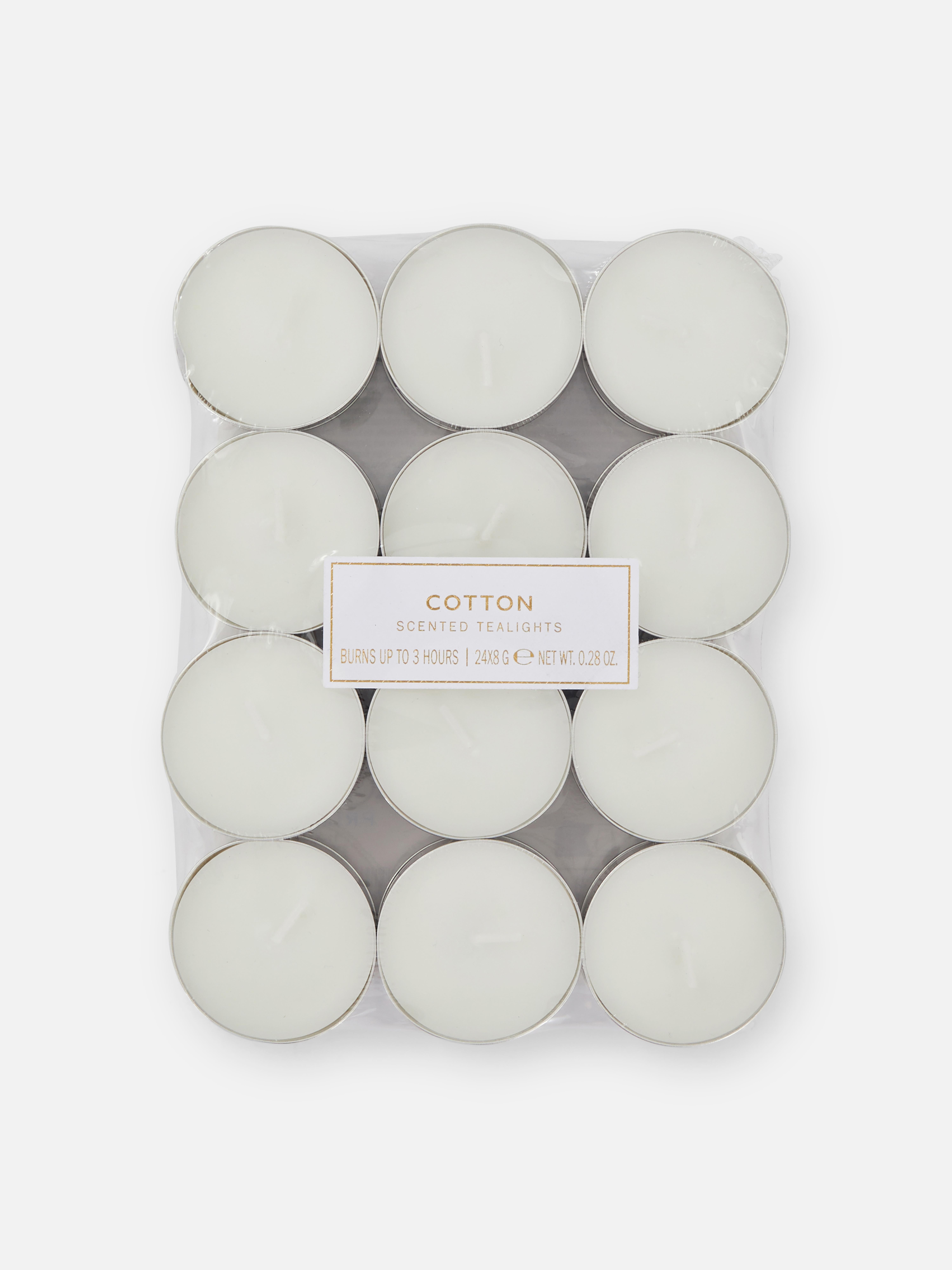 24pk Cotton Scented Tealights