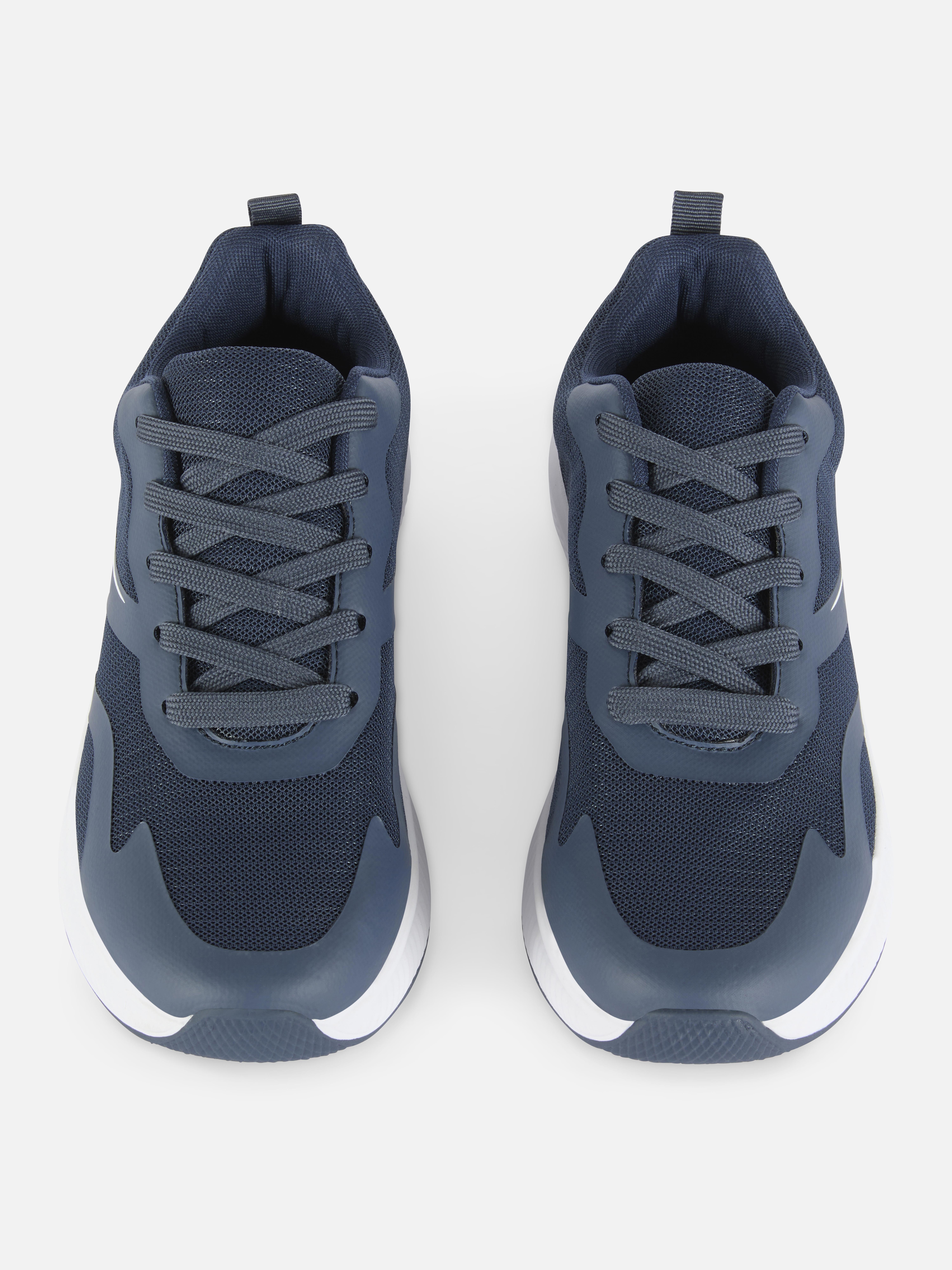 Womens Navy Mesh Low Top Trainers Primark