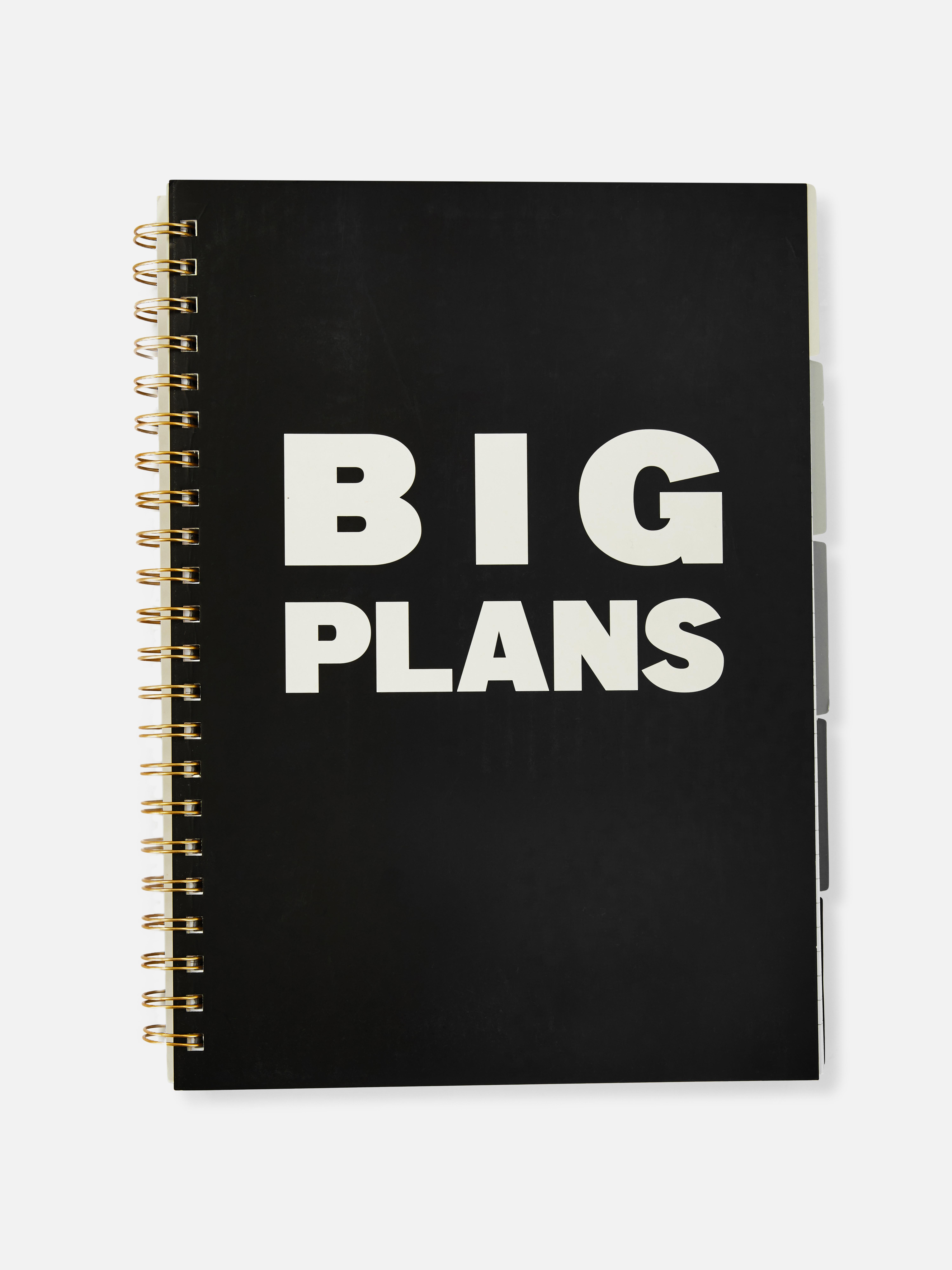A4 Big Plans Tab Notebook