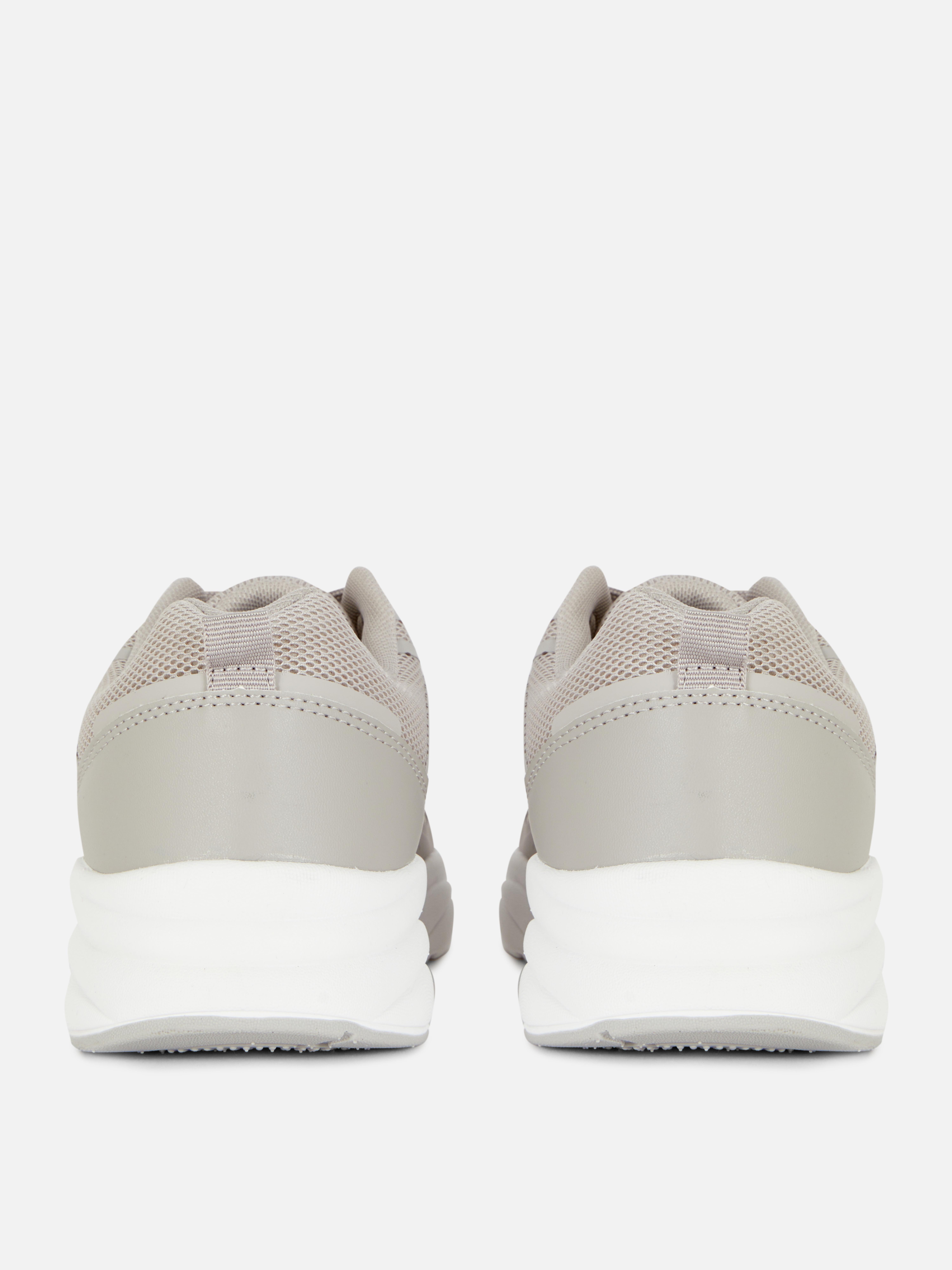 Sneaker mit dicker Mesh-Sohle - Steinfarben - Damen | Primark