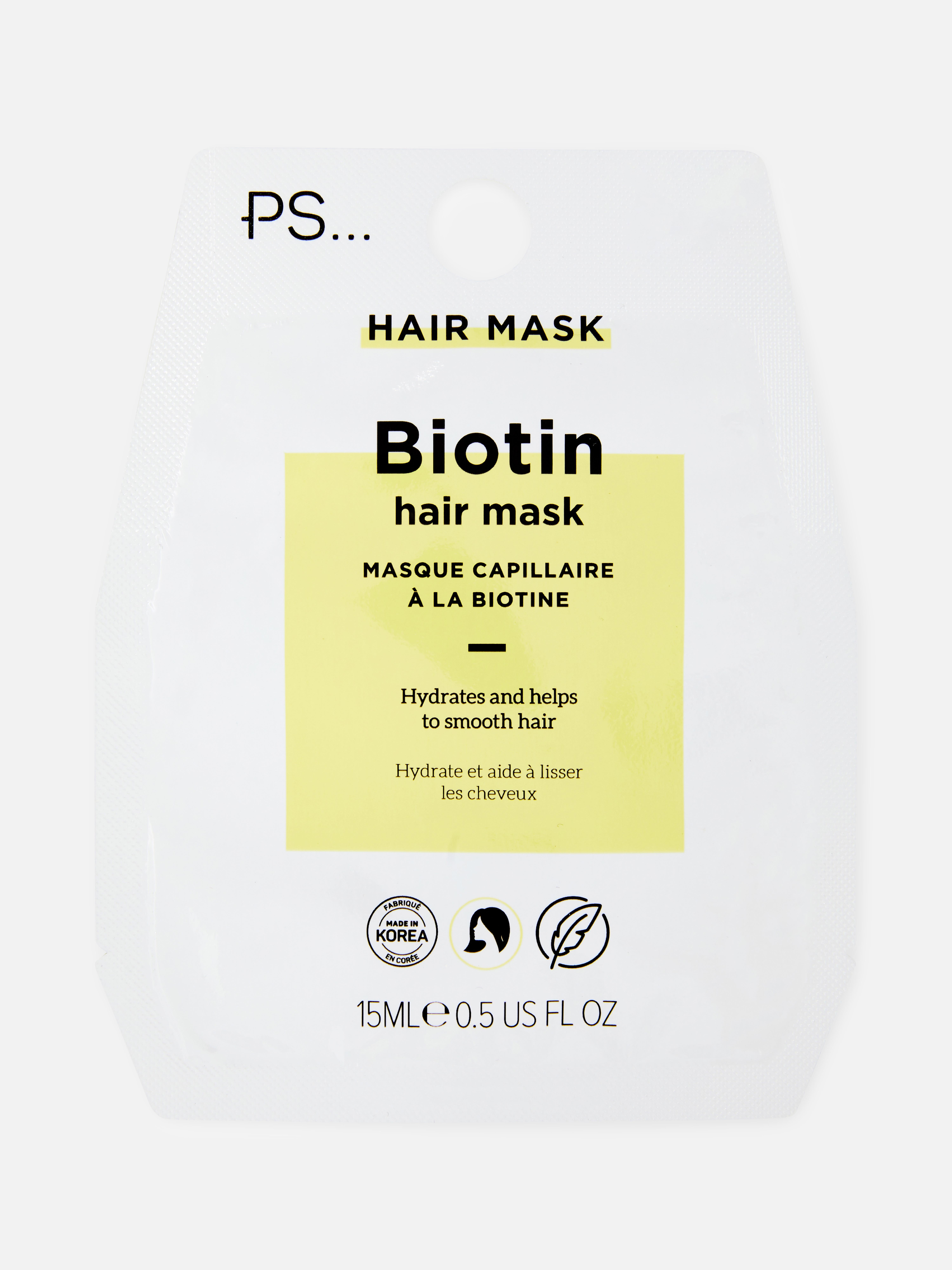 Máscara cabelo biotina PS...