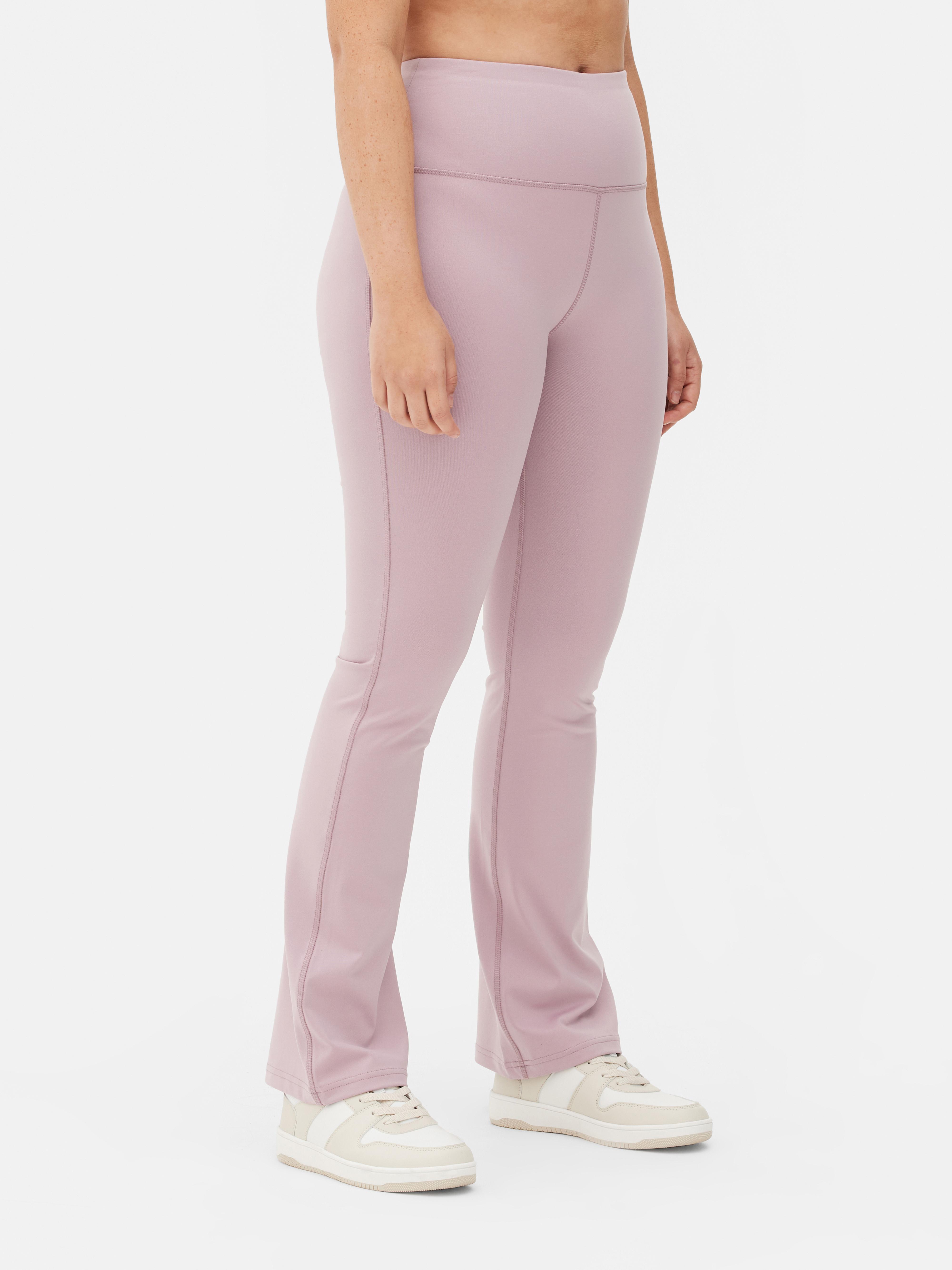 Performance Flared Yoga Leggings Pink