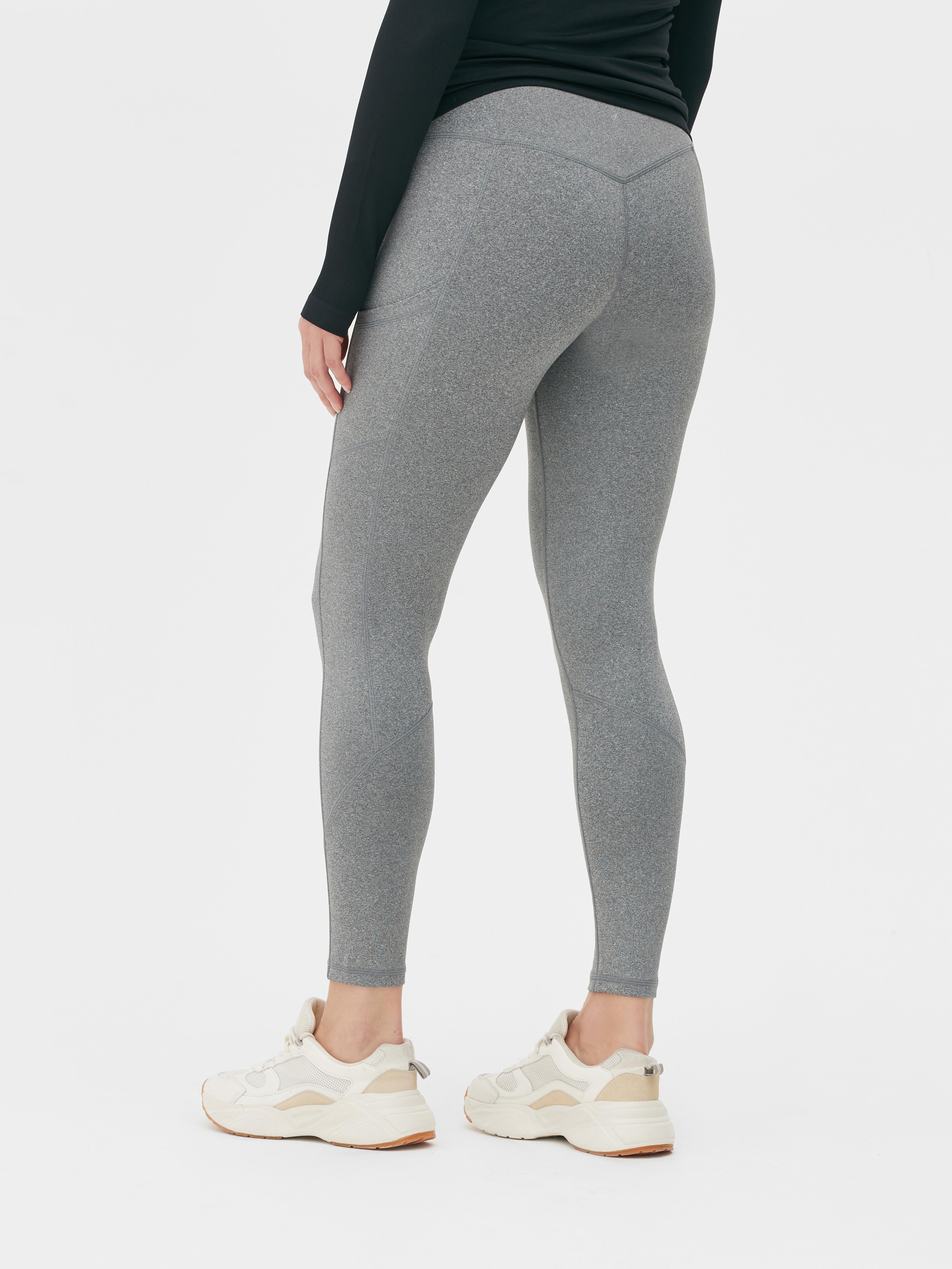 Nahtlose Leggings mit Chevron-Muster