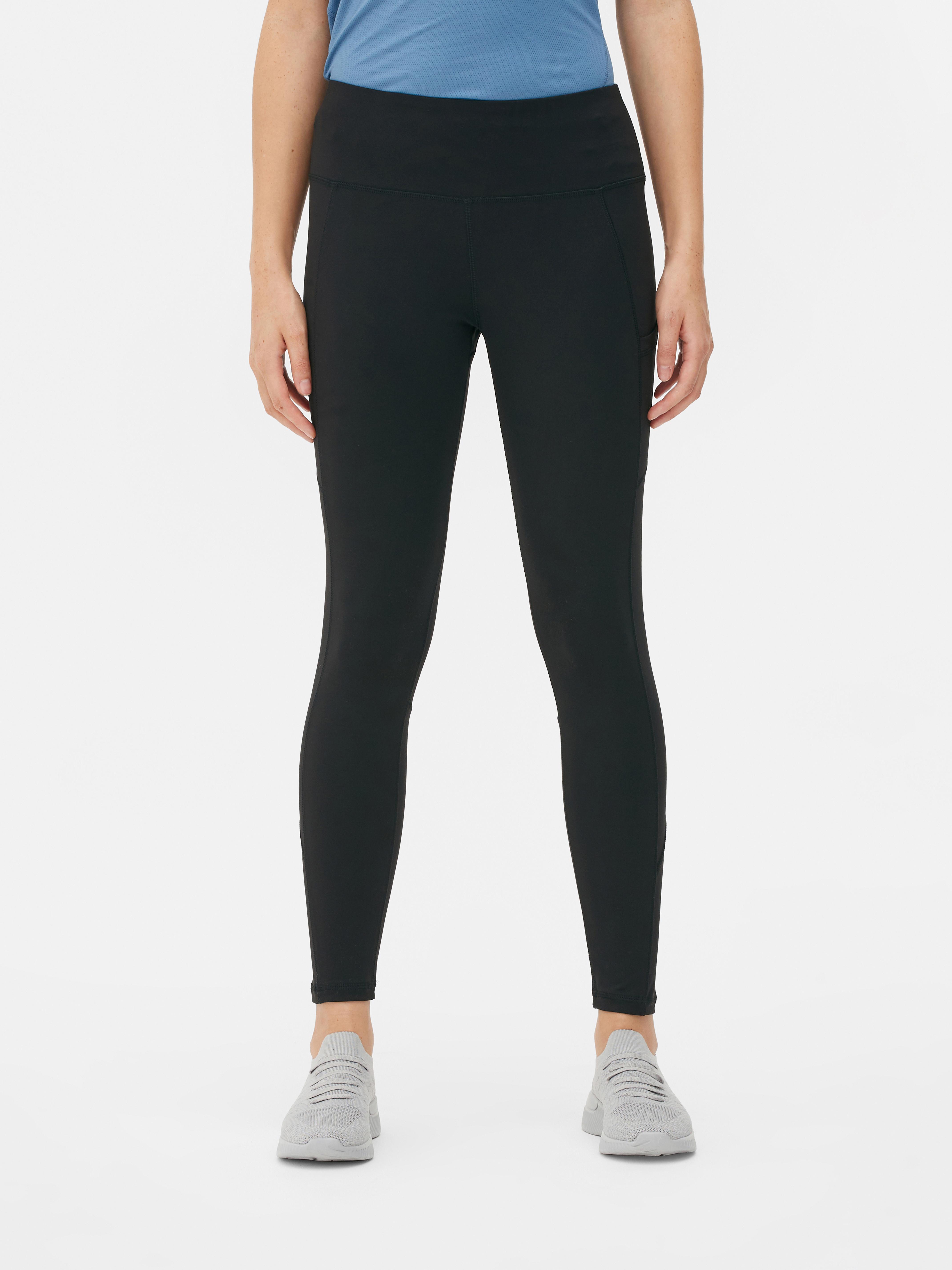 Womens Black Shaping Active Leggings