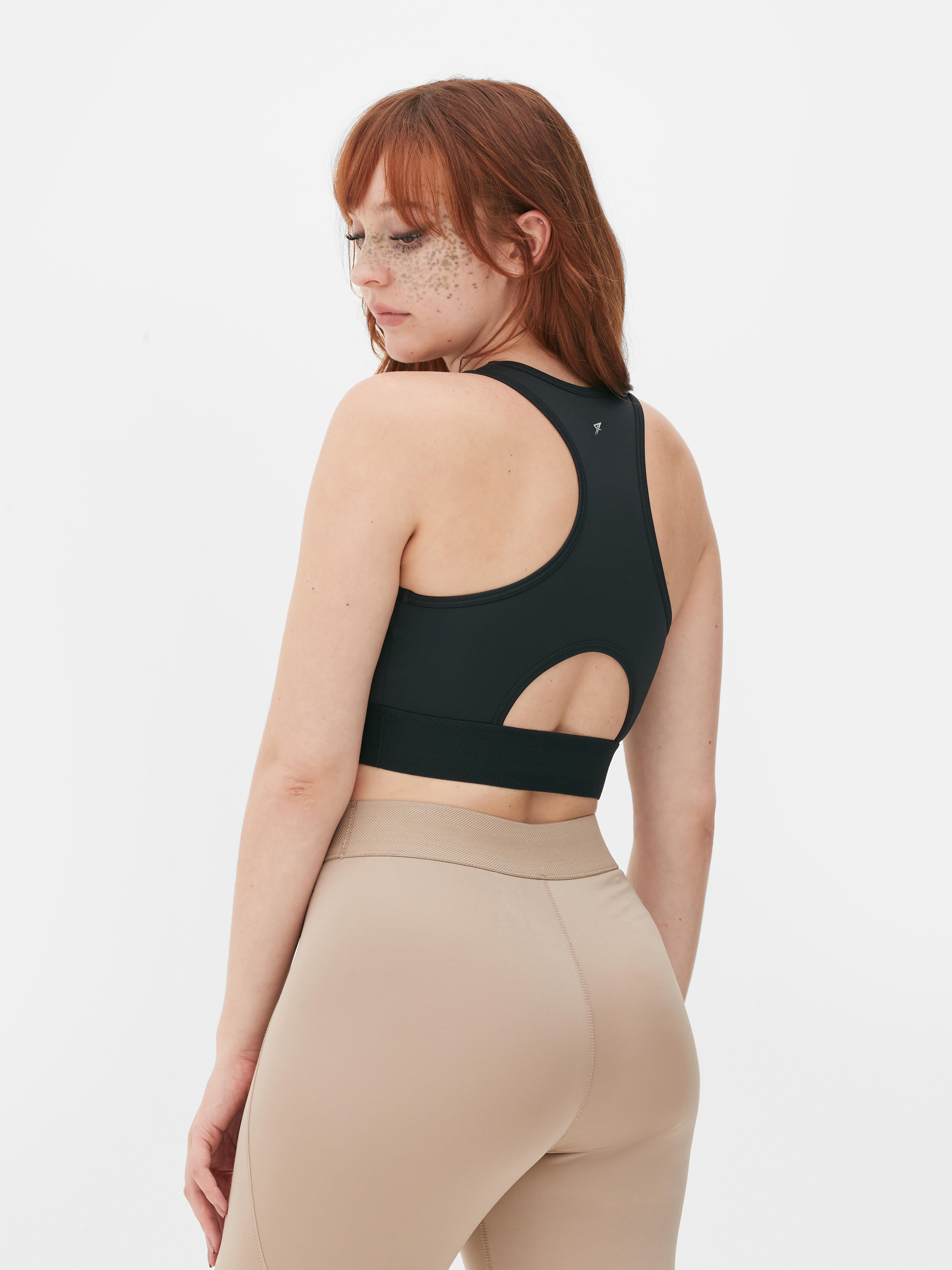 Primark seamless black crop top