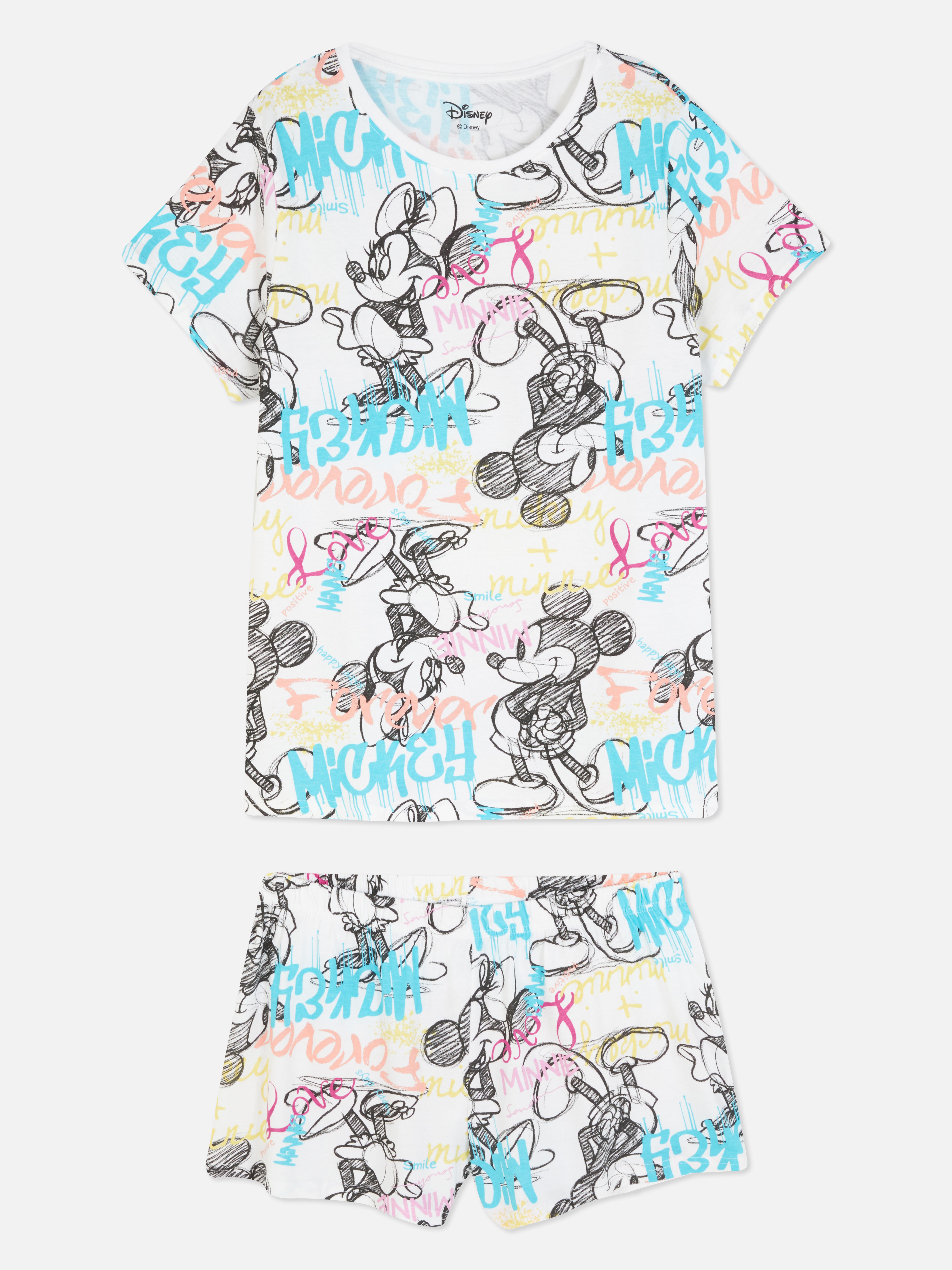 „Disney Micky Maus“ Schlafanzug mit kurzem Bein