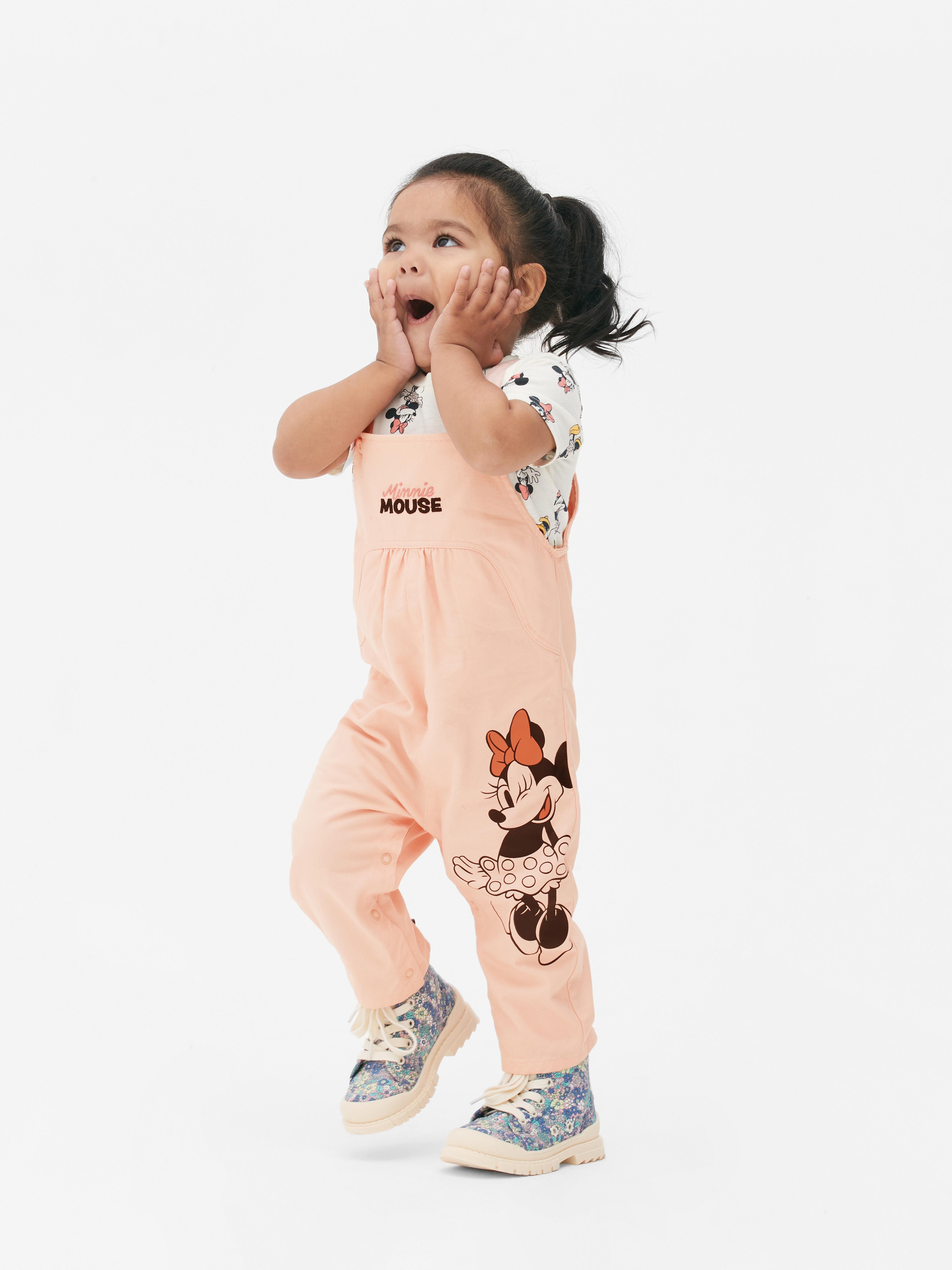 Disney's Minnie Mouse T-shirt and Dungarees Set
