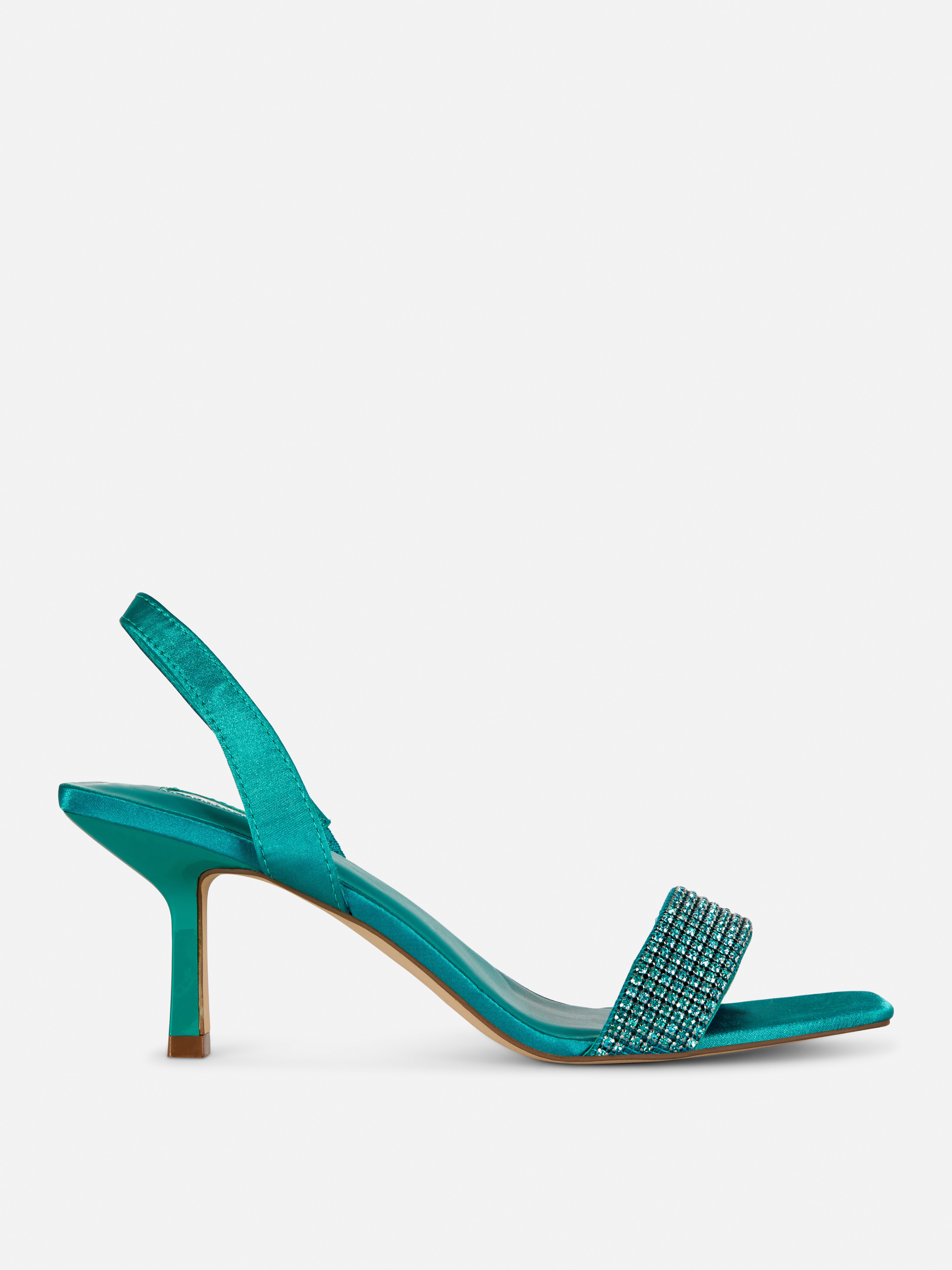 Slingback Diamanté Heels