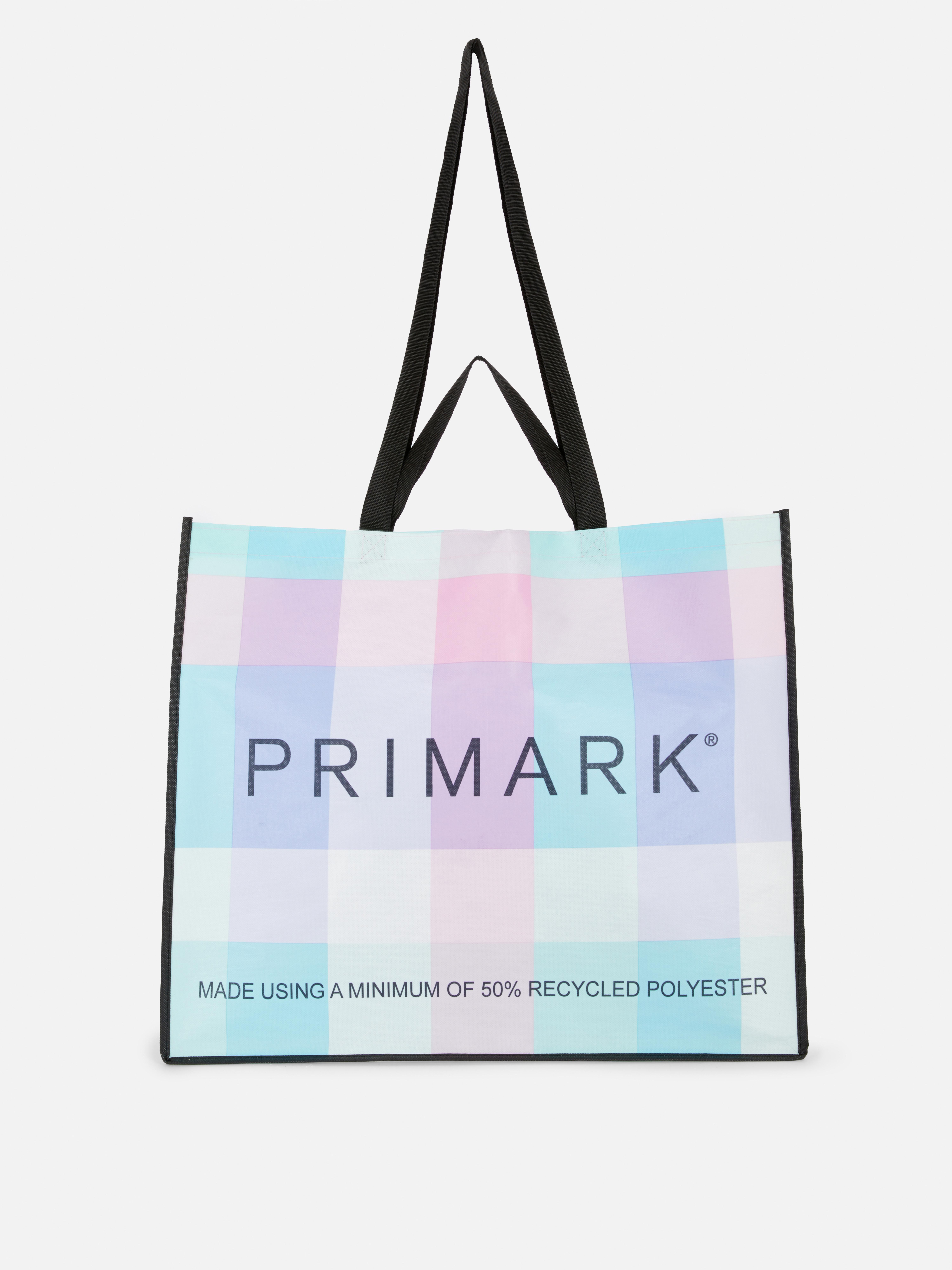 Checked Print Primark Shopper Bag