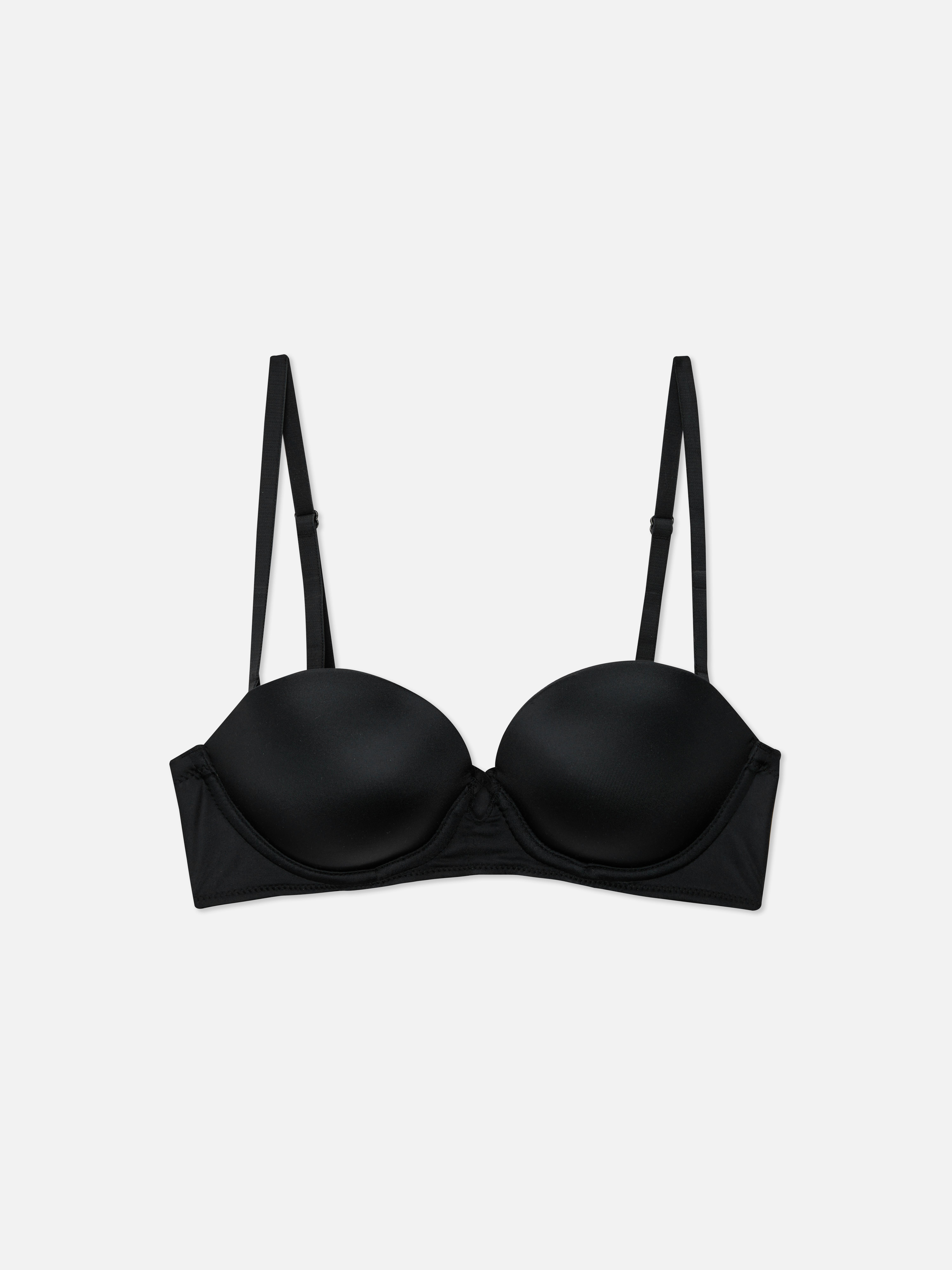 Womens Black A-D Maximising Multiway Strapless Bra