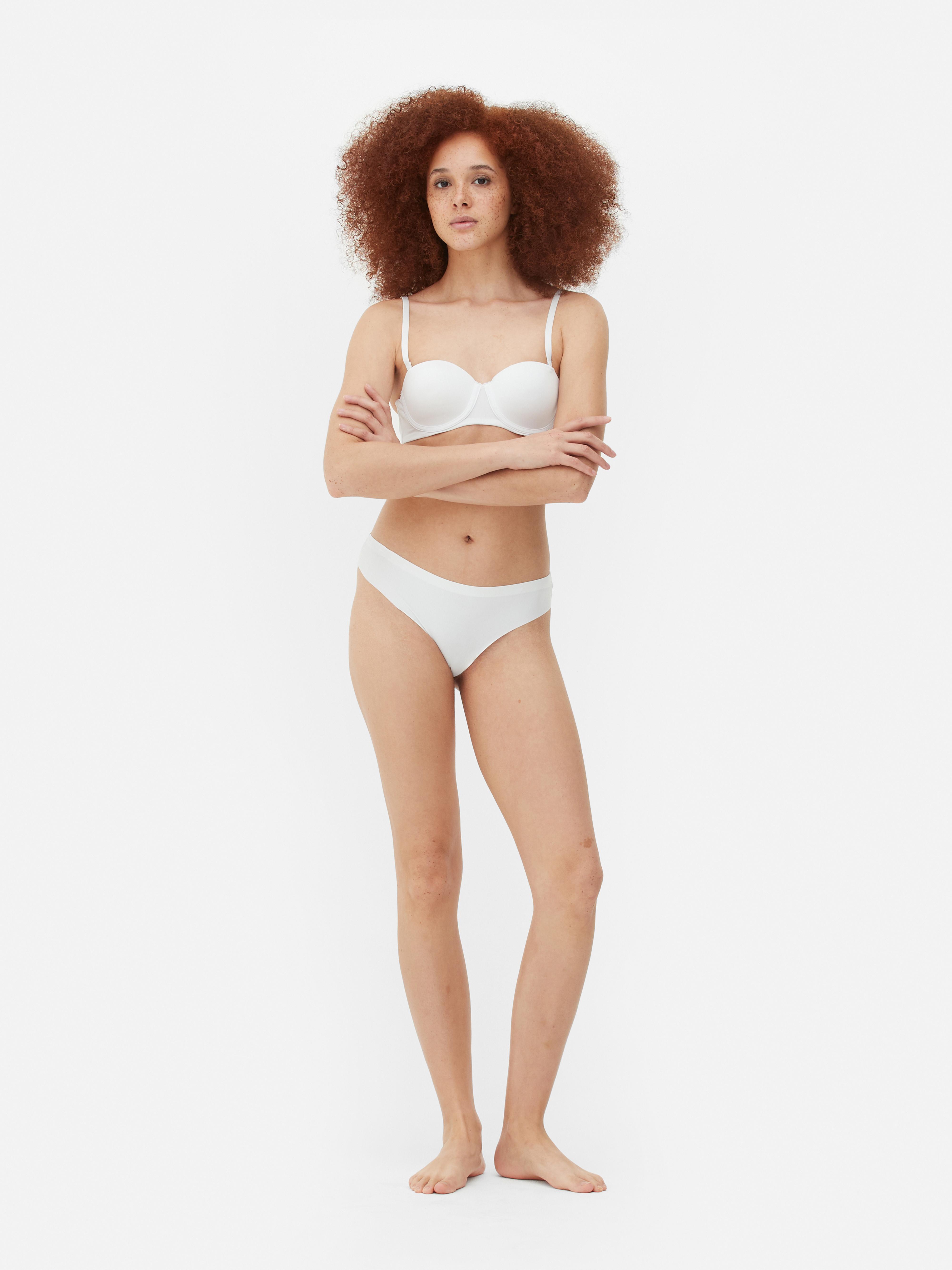 Multiway Strapless Bra With Racerback Clip White