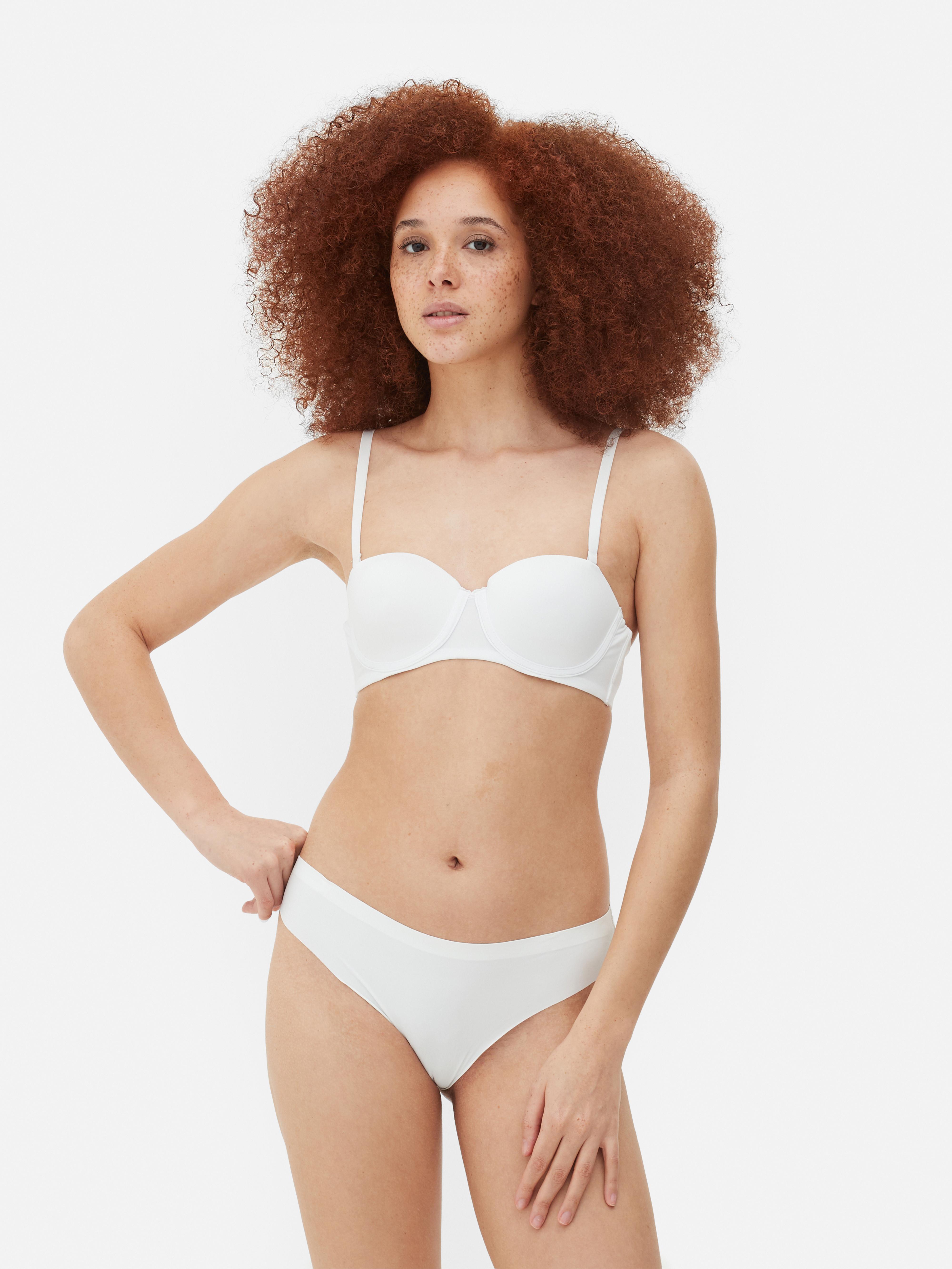 Clear Straps White Bra from Primark on 21 Buttons