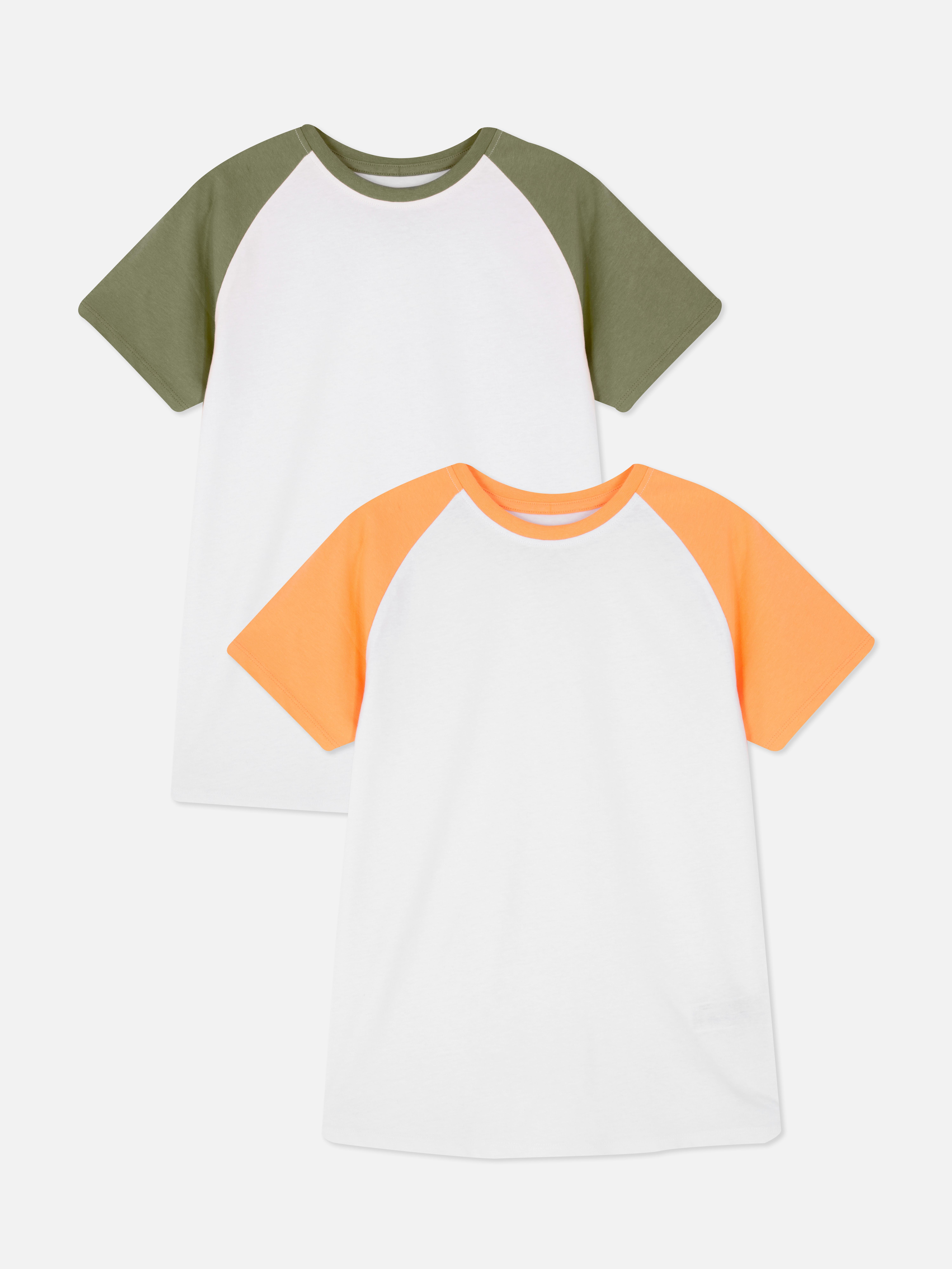 2pk Raglan Short Sleeve T-shirts