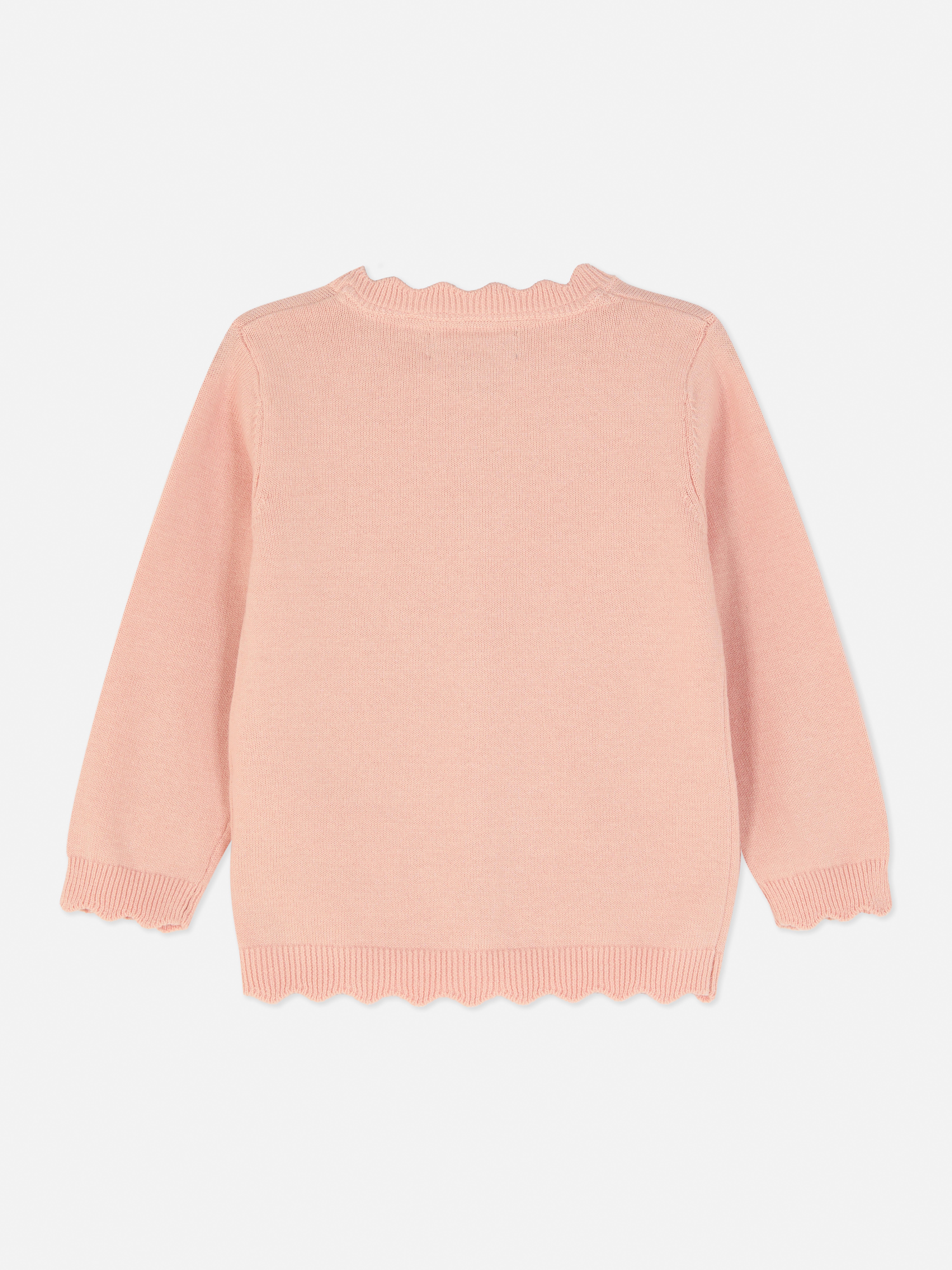 Scallop Trim Cardigan
