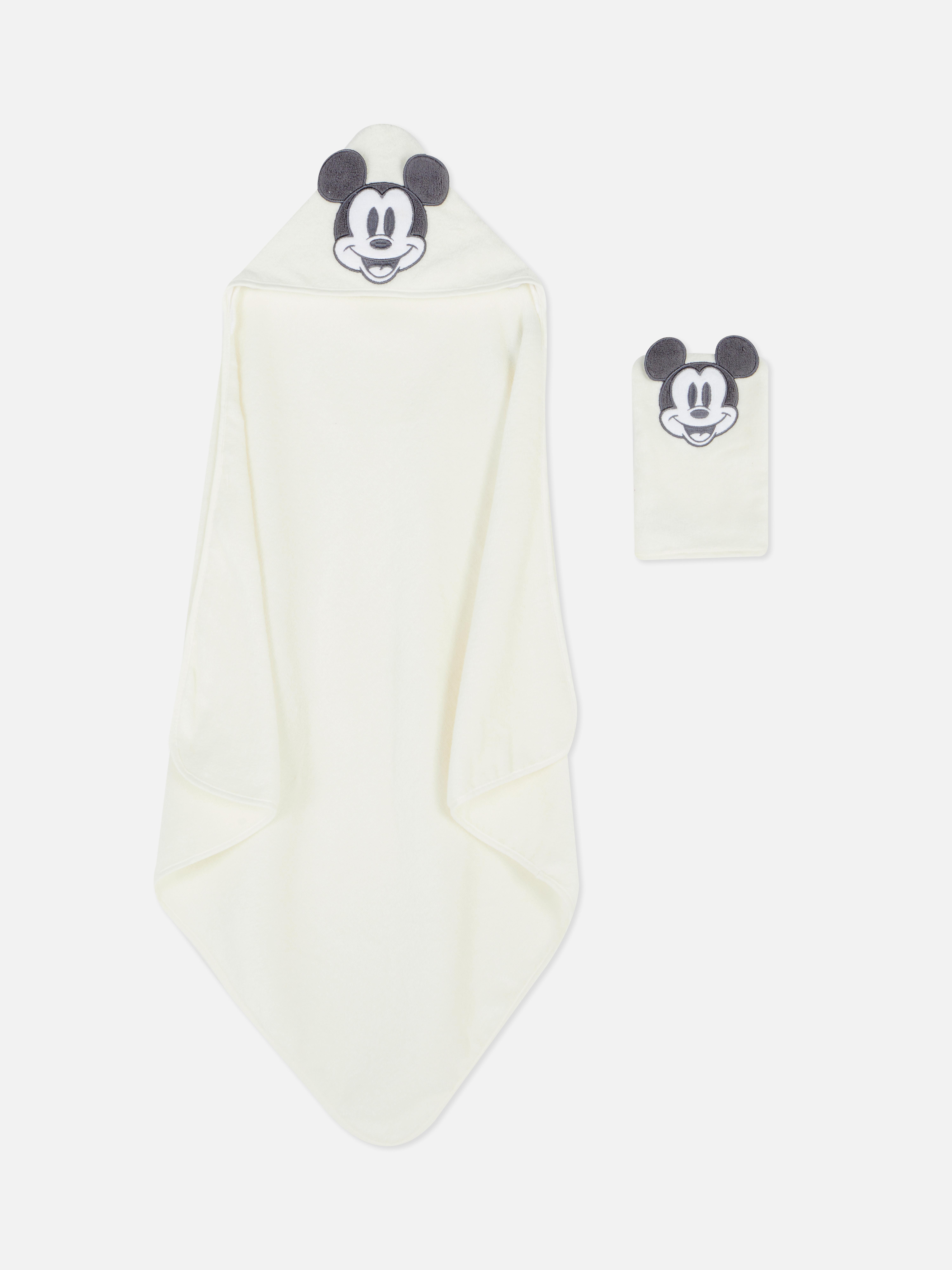 Disney's Mickey Mouse Hooded Towel and Washcloth