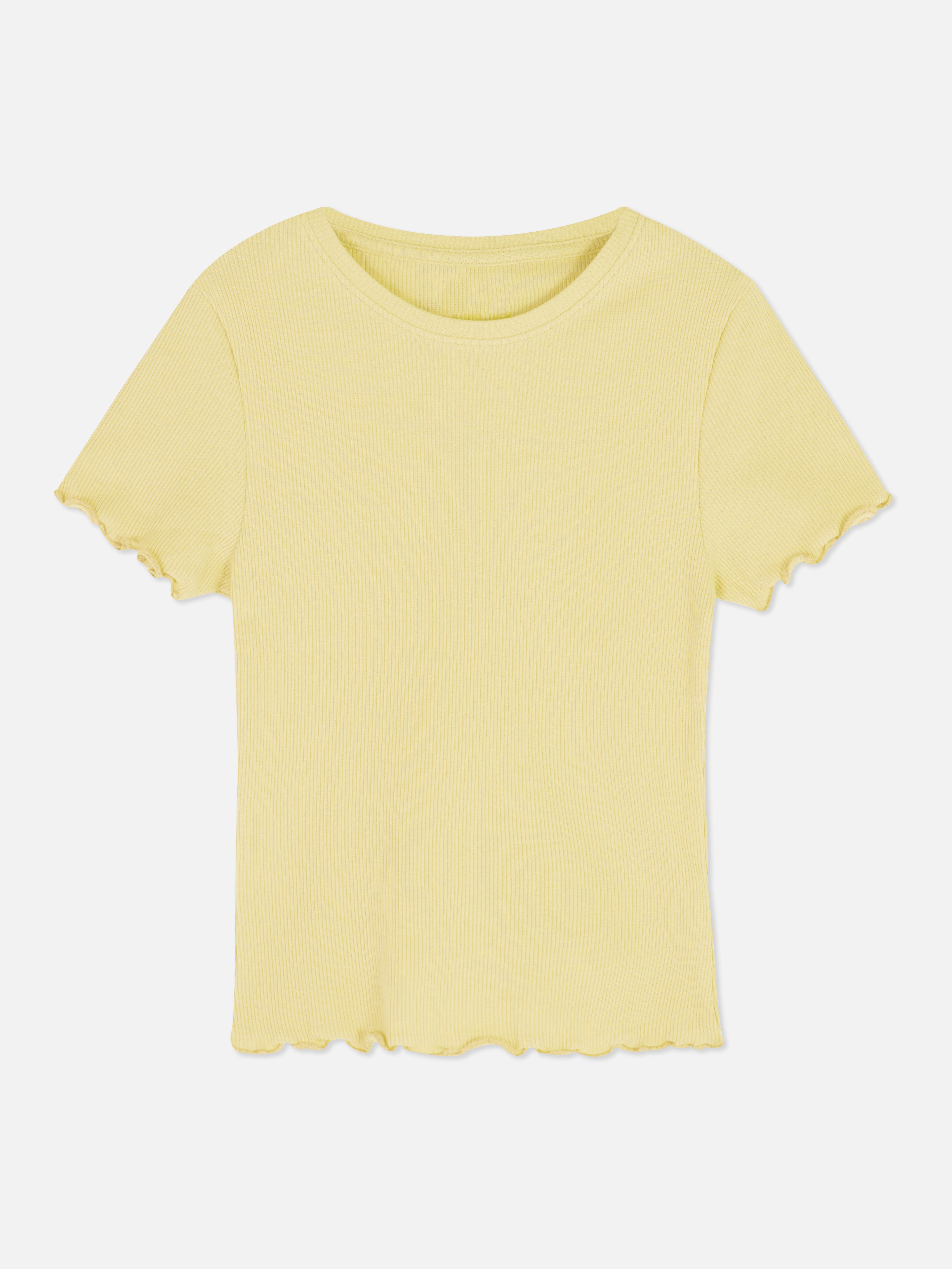 Ribbed Short Sleeve T-shirt