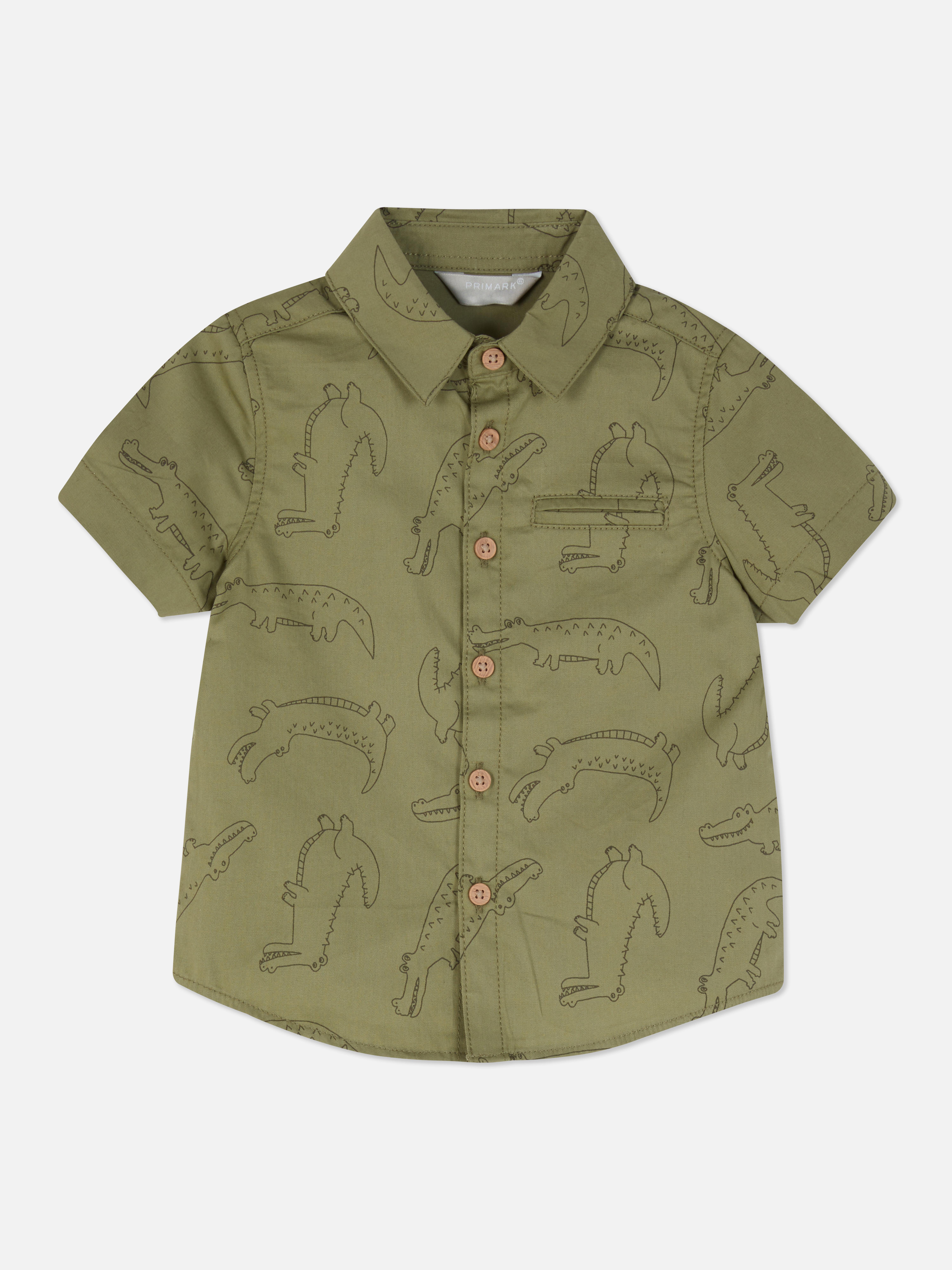 Crocodile Collared Shirt