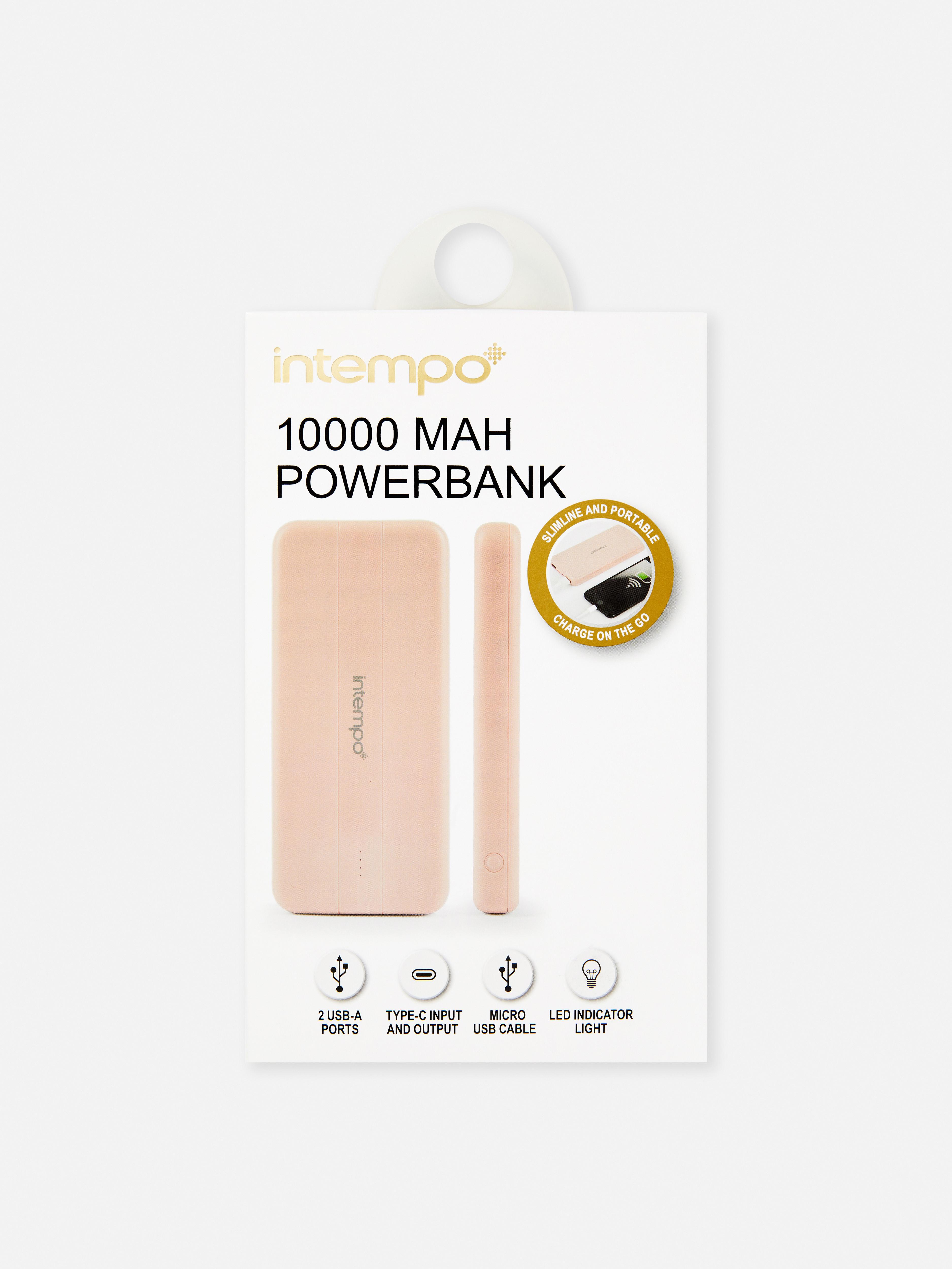 Intempo Portable 10000mAh Power Bank