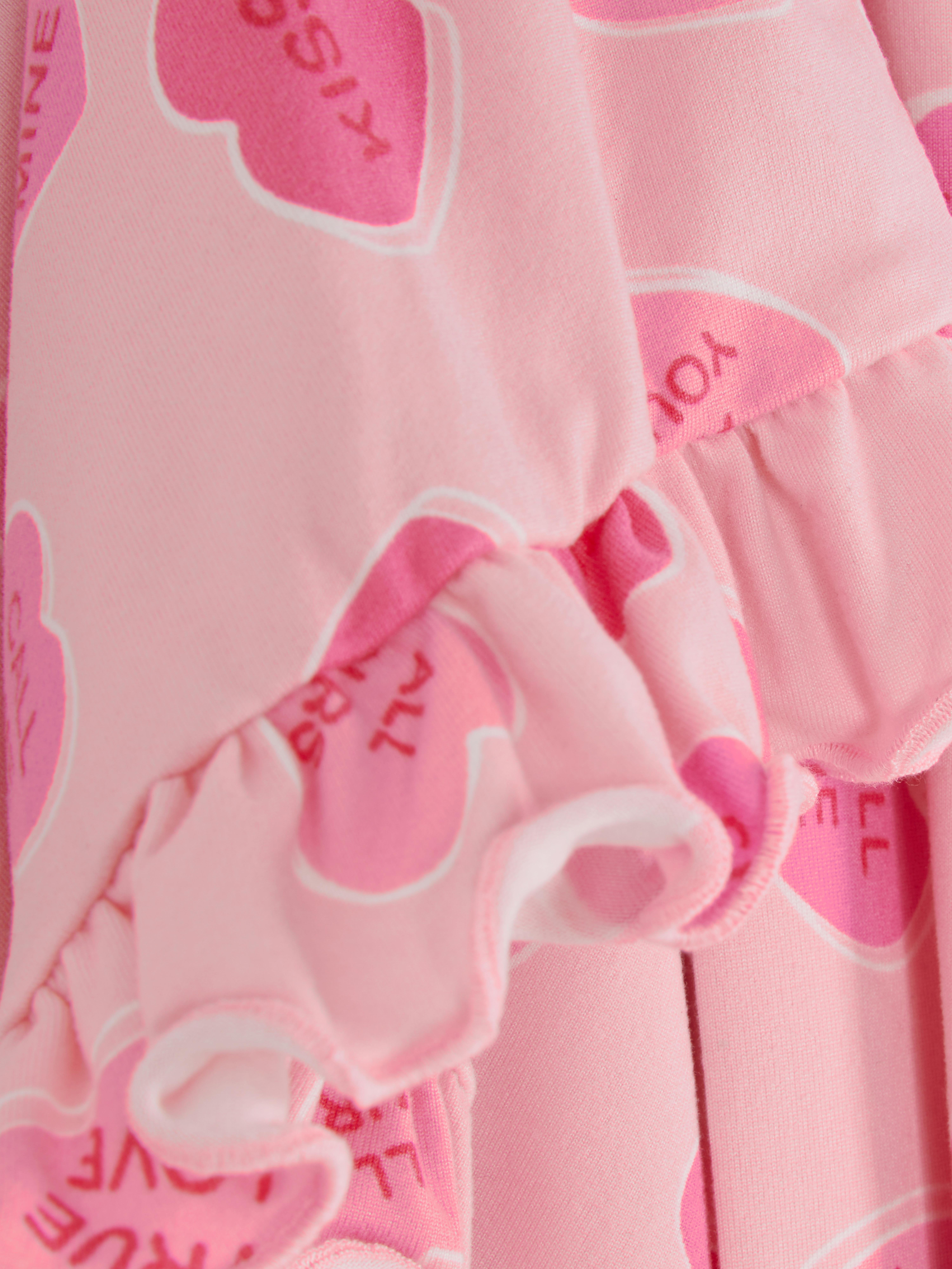 Heart Pattern Pyjama Set