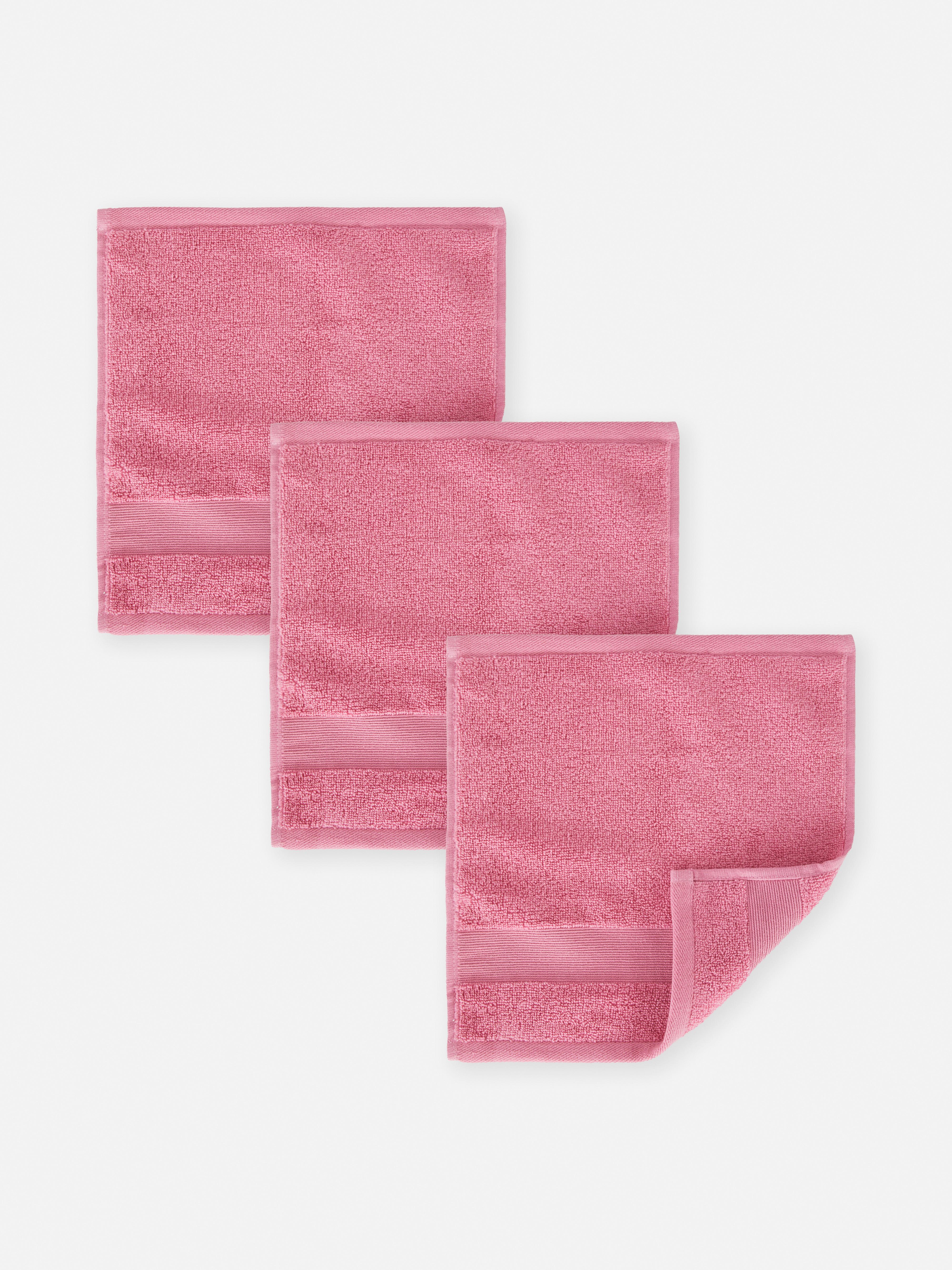 3pk Ultrasoft Face Cloths Penneys